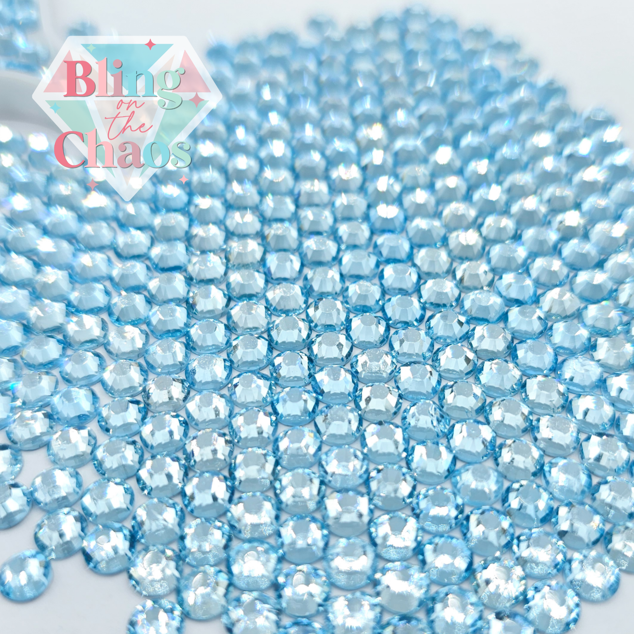 Ice Blue Rhinestone