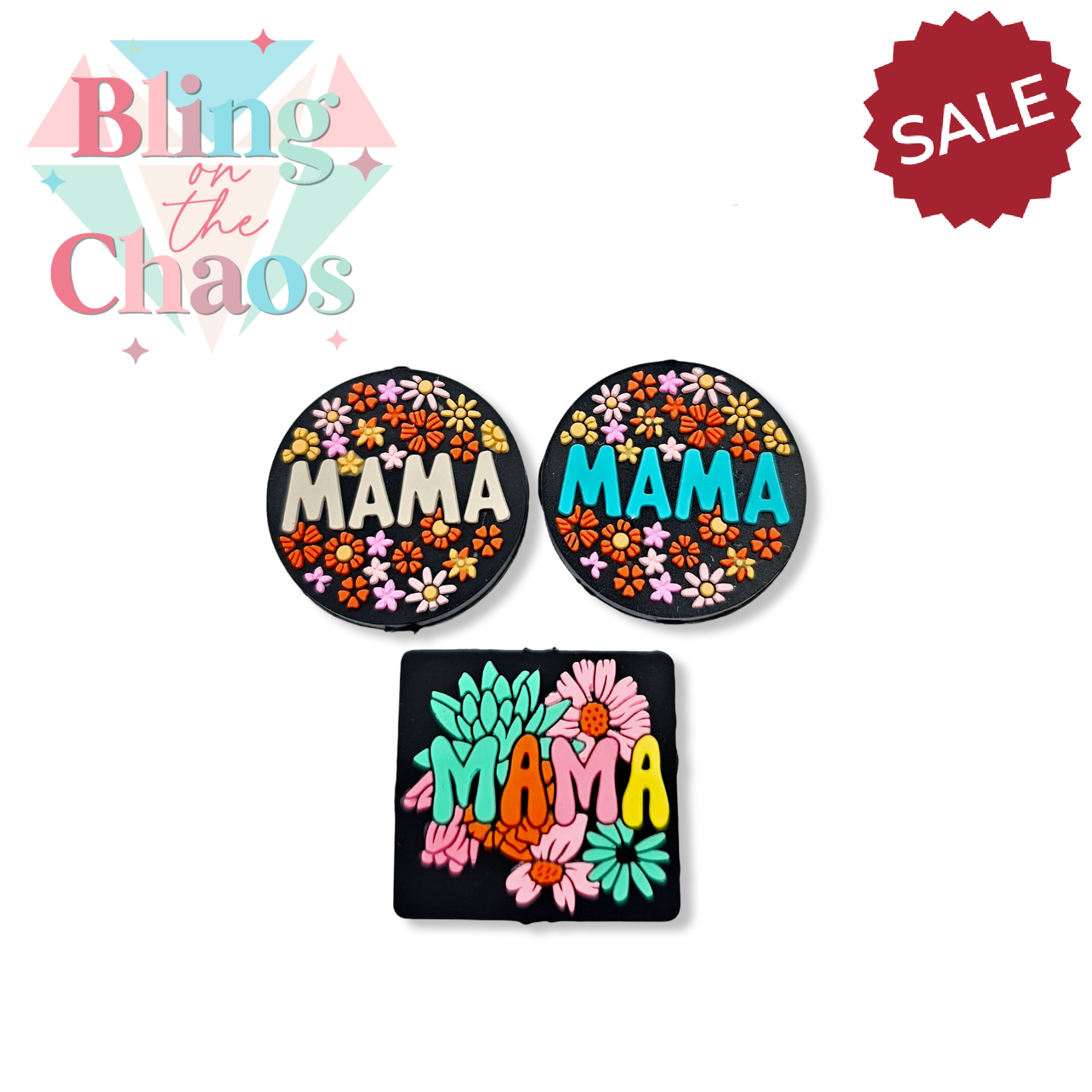 Mom #3 Silicone Focal Beads