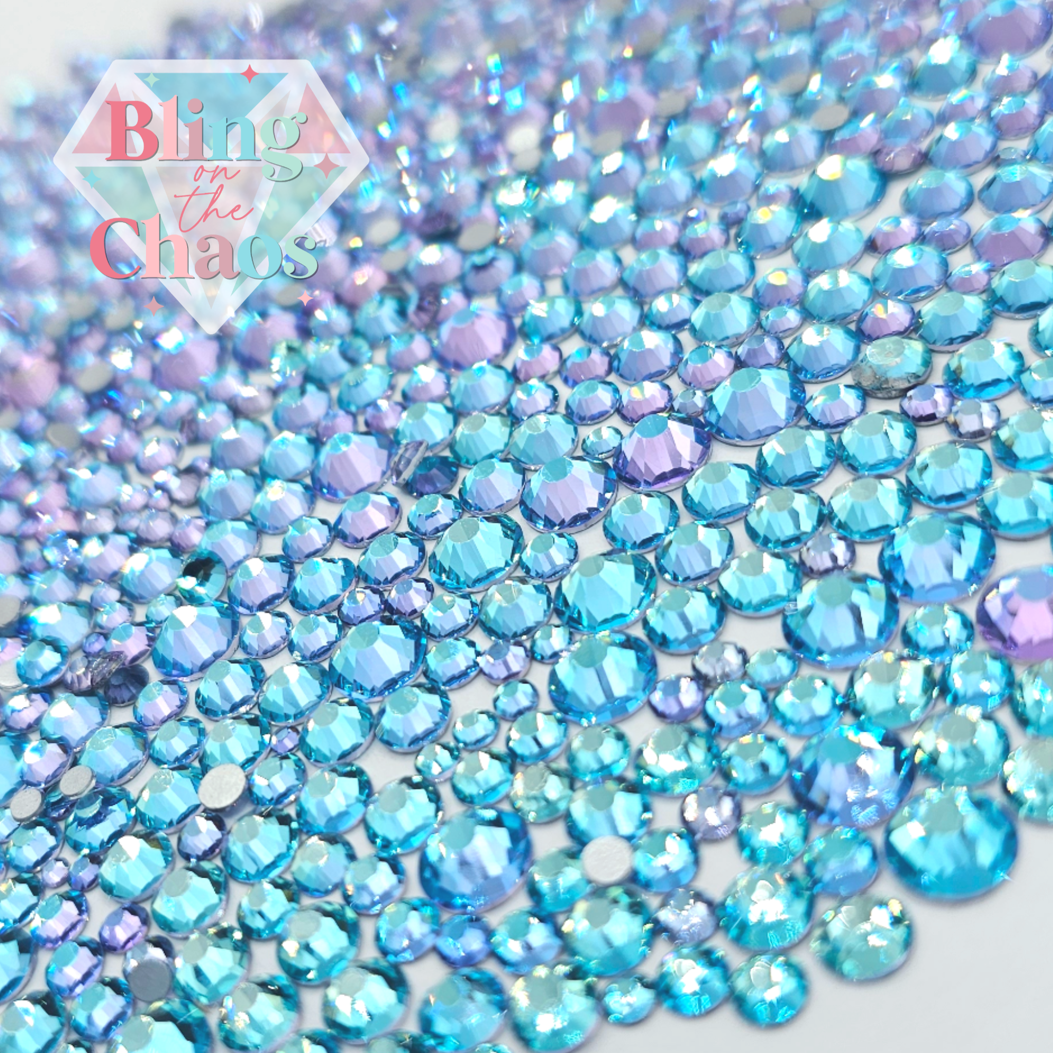 Periwinkle Purple Specialty Glass Mix