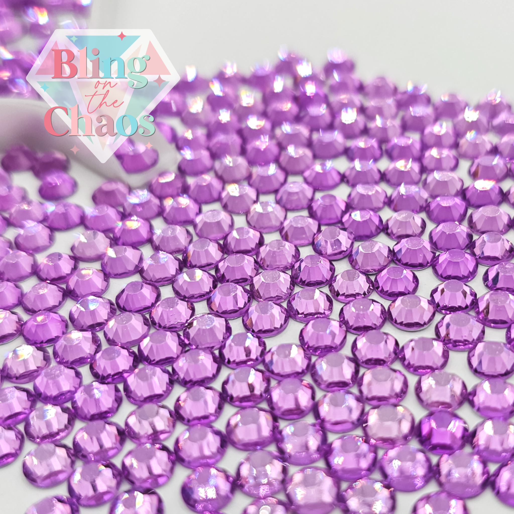 Purple Orchid Rhinestone