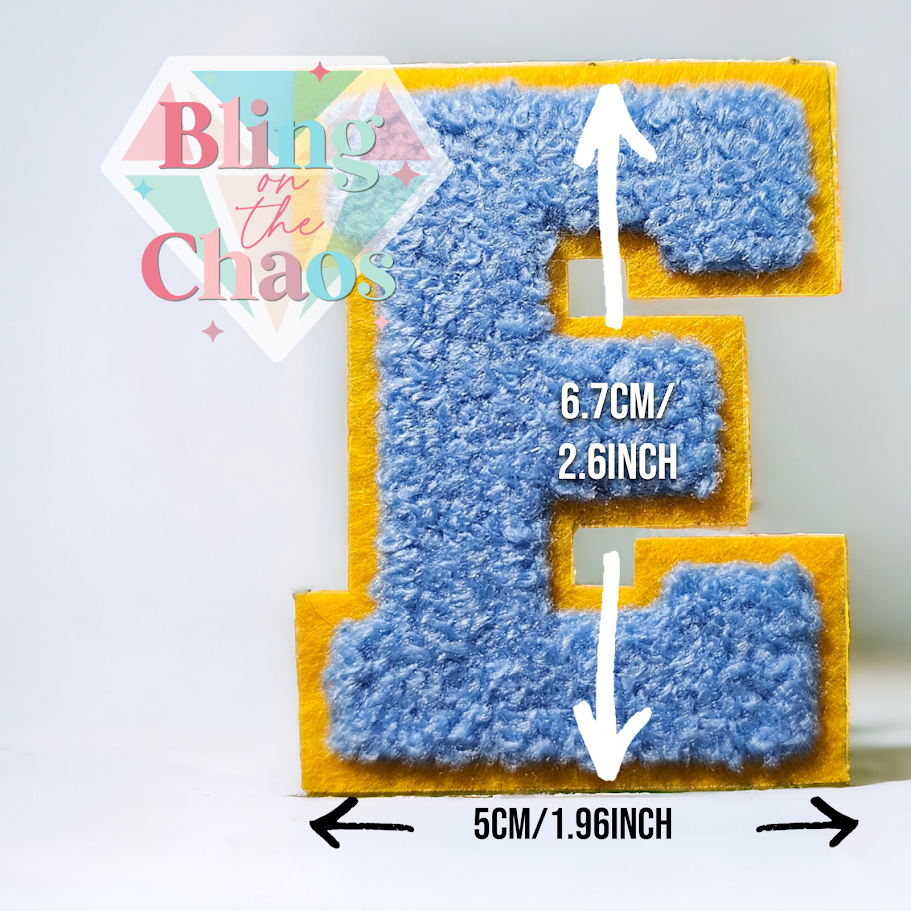 Various Two Colour Chenille Varsity Letter