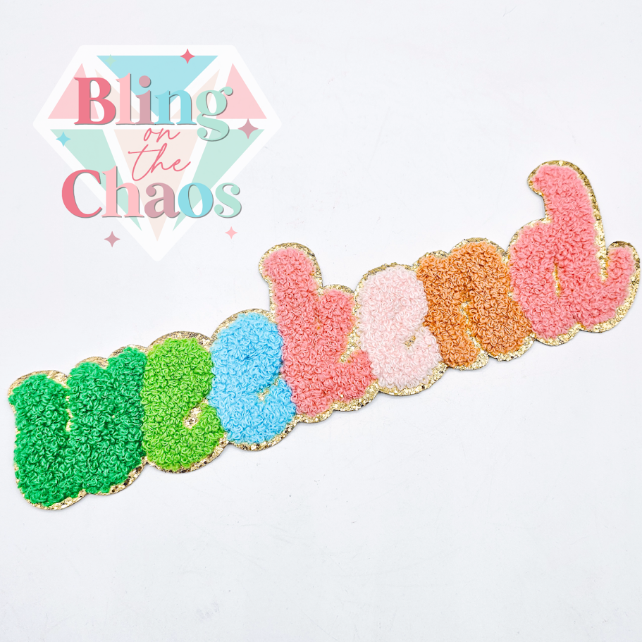 Weekend Chenille Varsity Patch