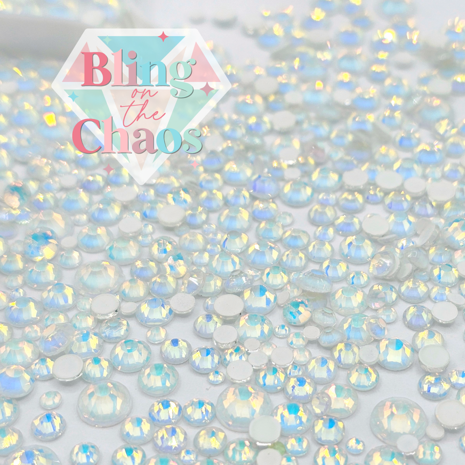 White Mocha Opal Specialty Glass Mix