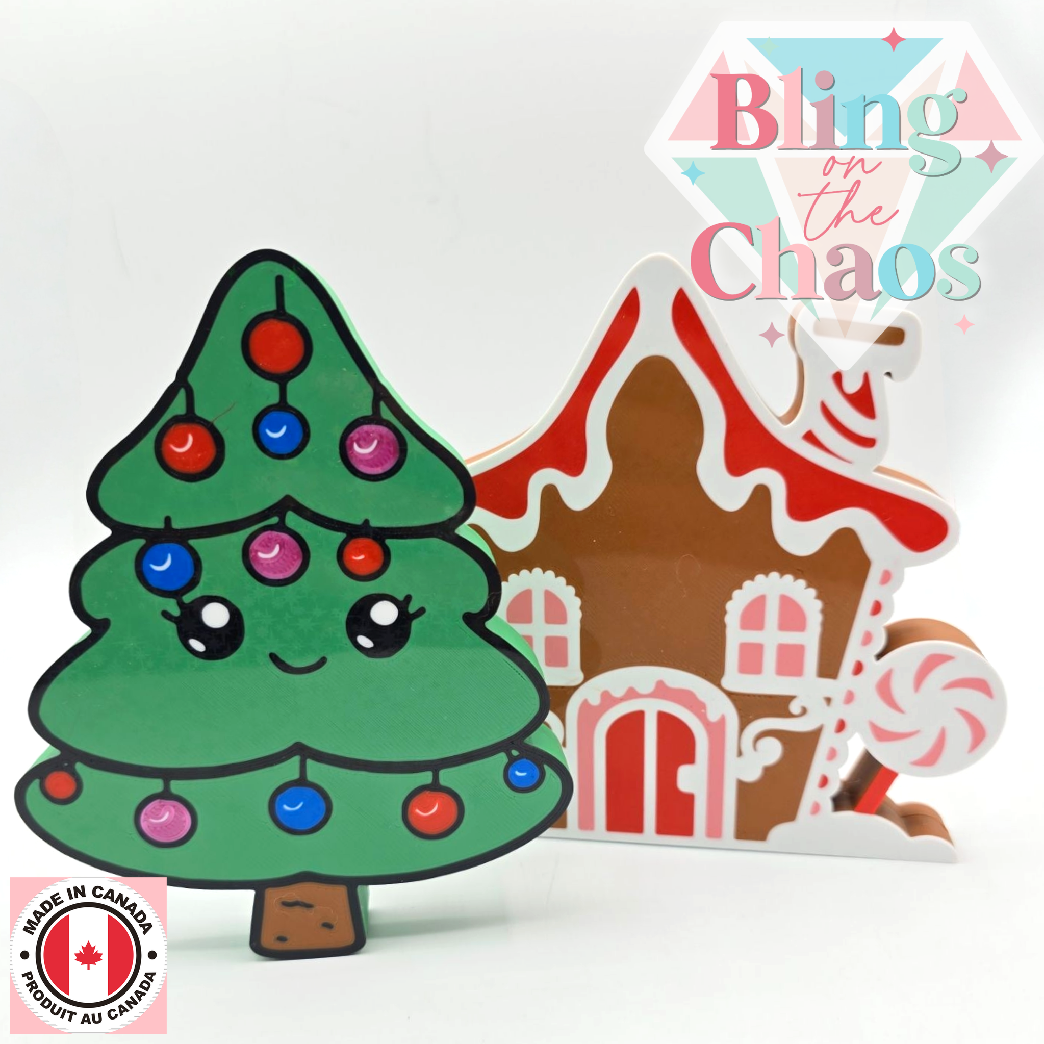 BOTC Holiday Tree Rhinestone Flipping Trays