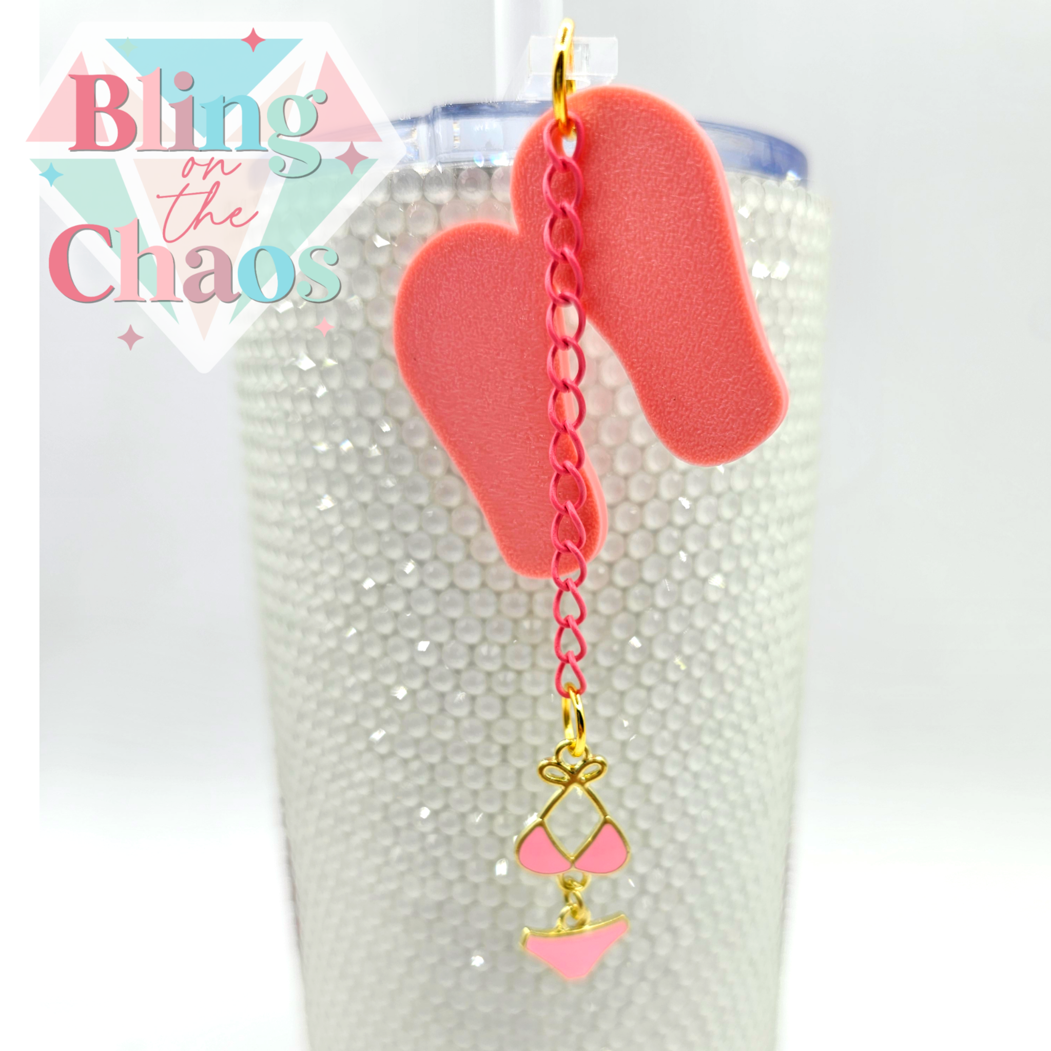 Flip Flop Bikini Straw Swinger