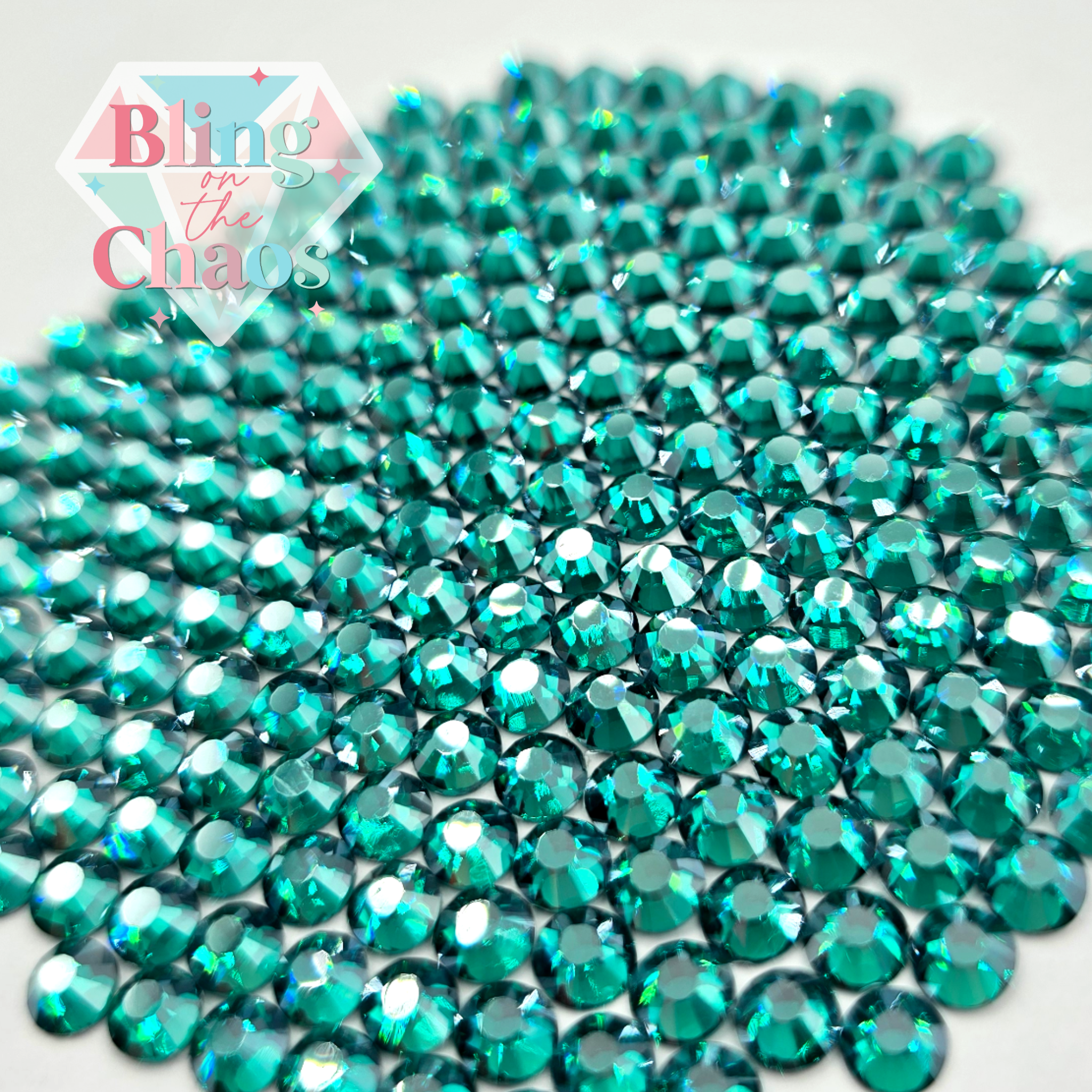 Peacock/Green Zircon Luster Rhinestone