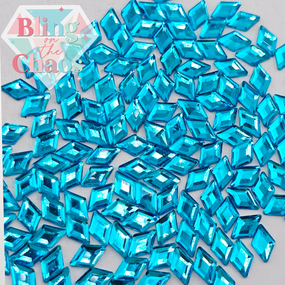 Aqua Rhombus Shape