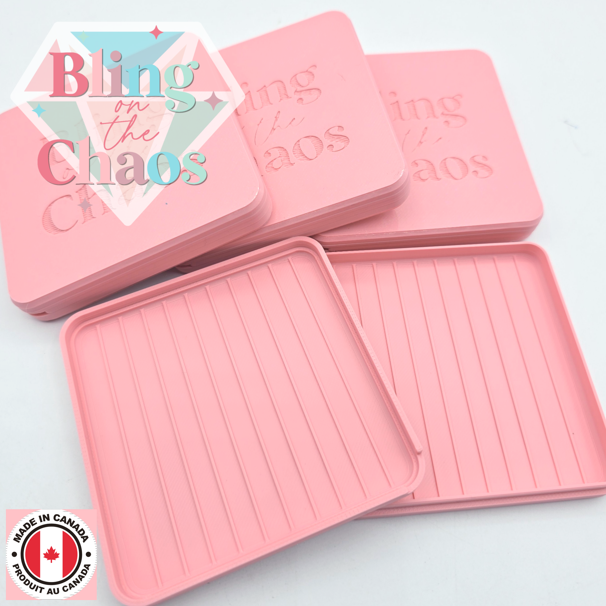 BOTC Light Pink Mini Travel Trays