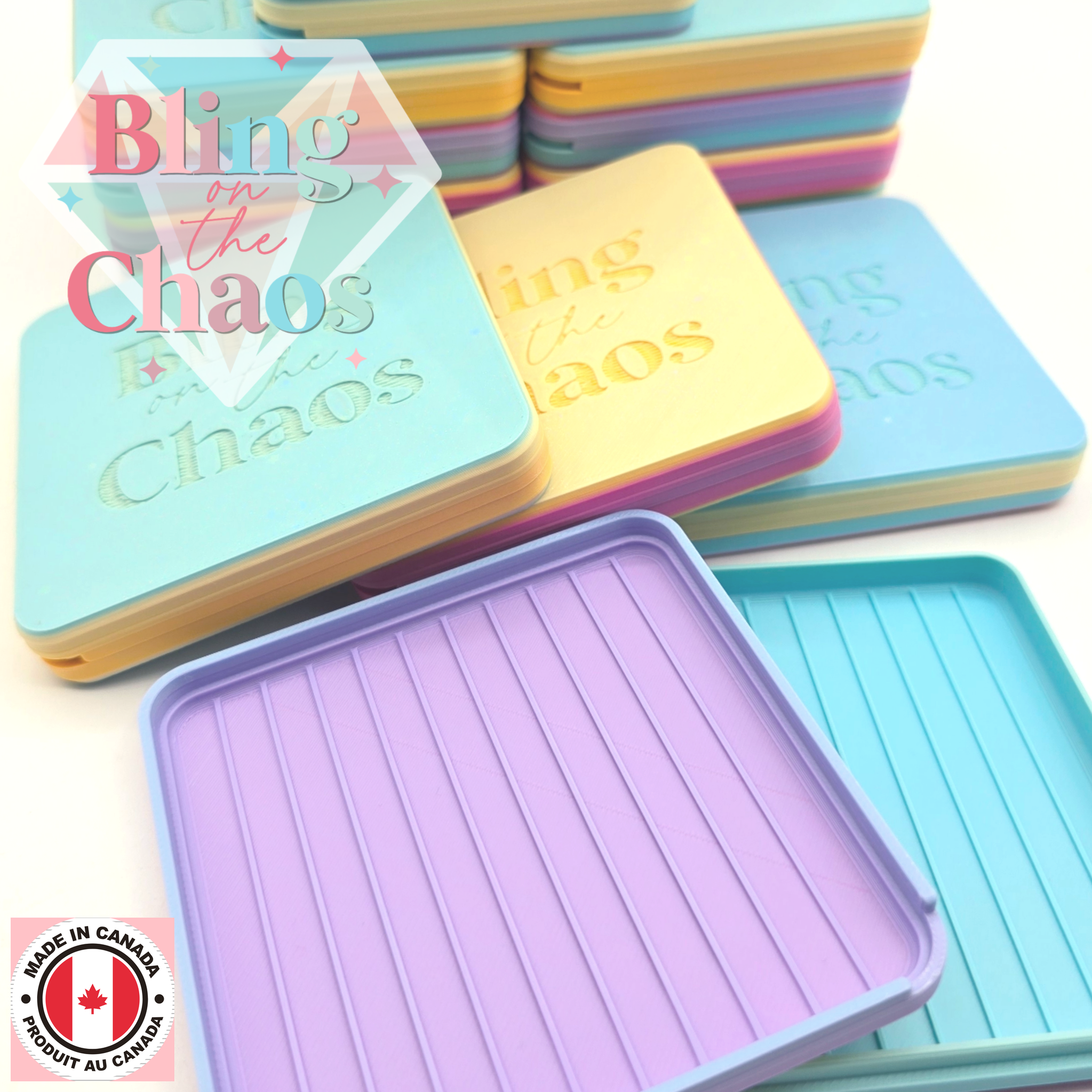BOTC Rainbow Ombre Mini Travel Trays