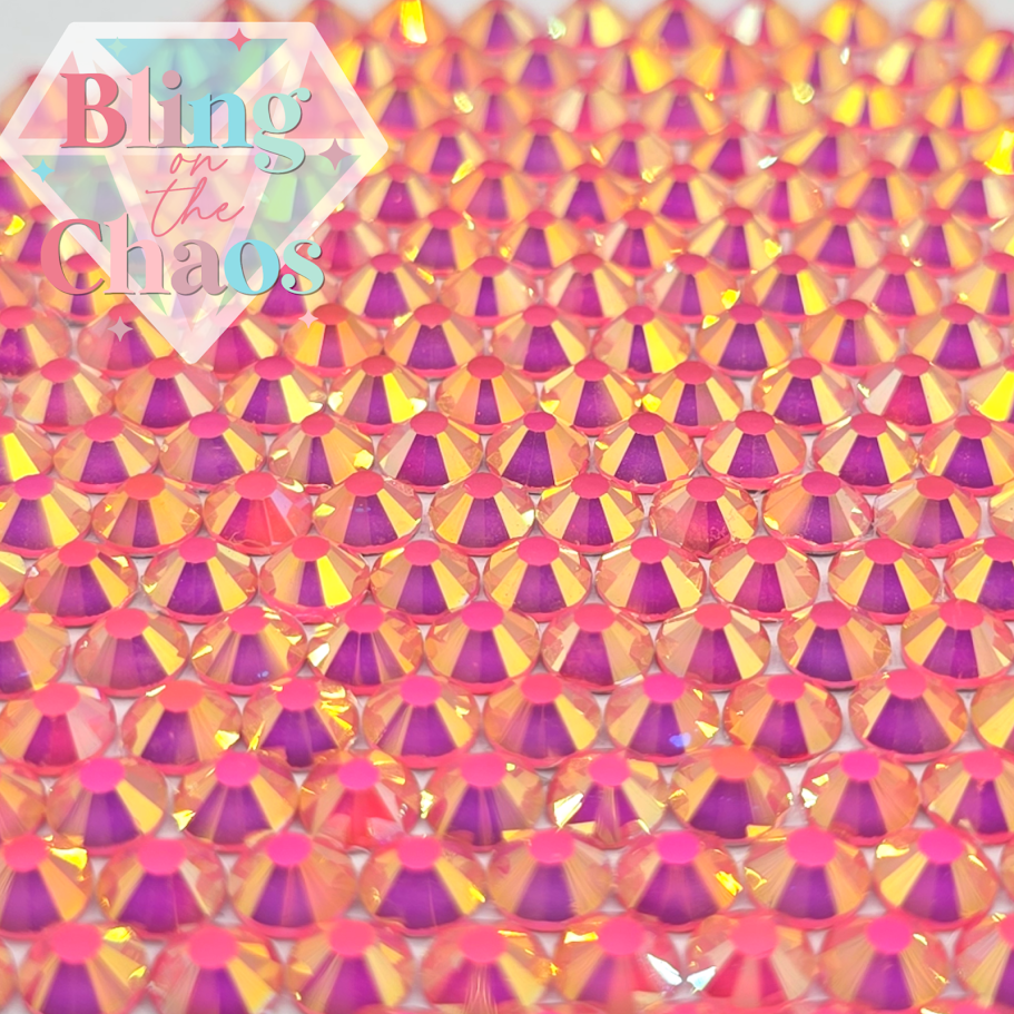 Dark Pink Mocha Magic Rhinestone