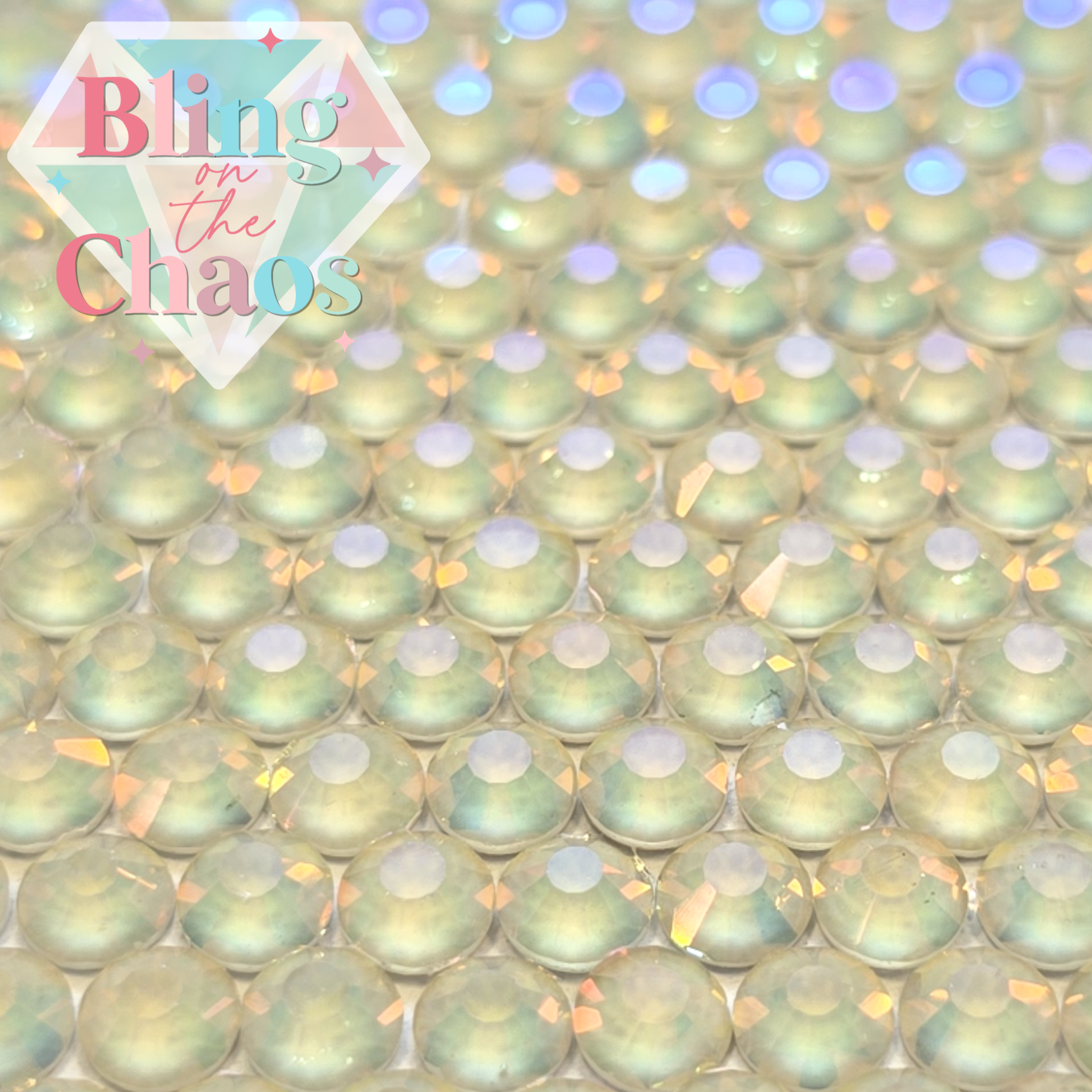 Enchanted Mocha Ivory Rhinestone