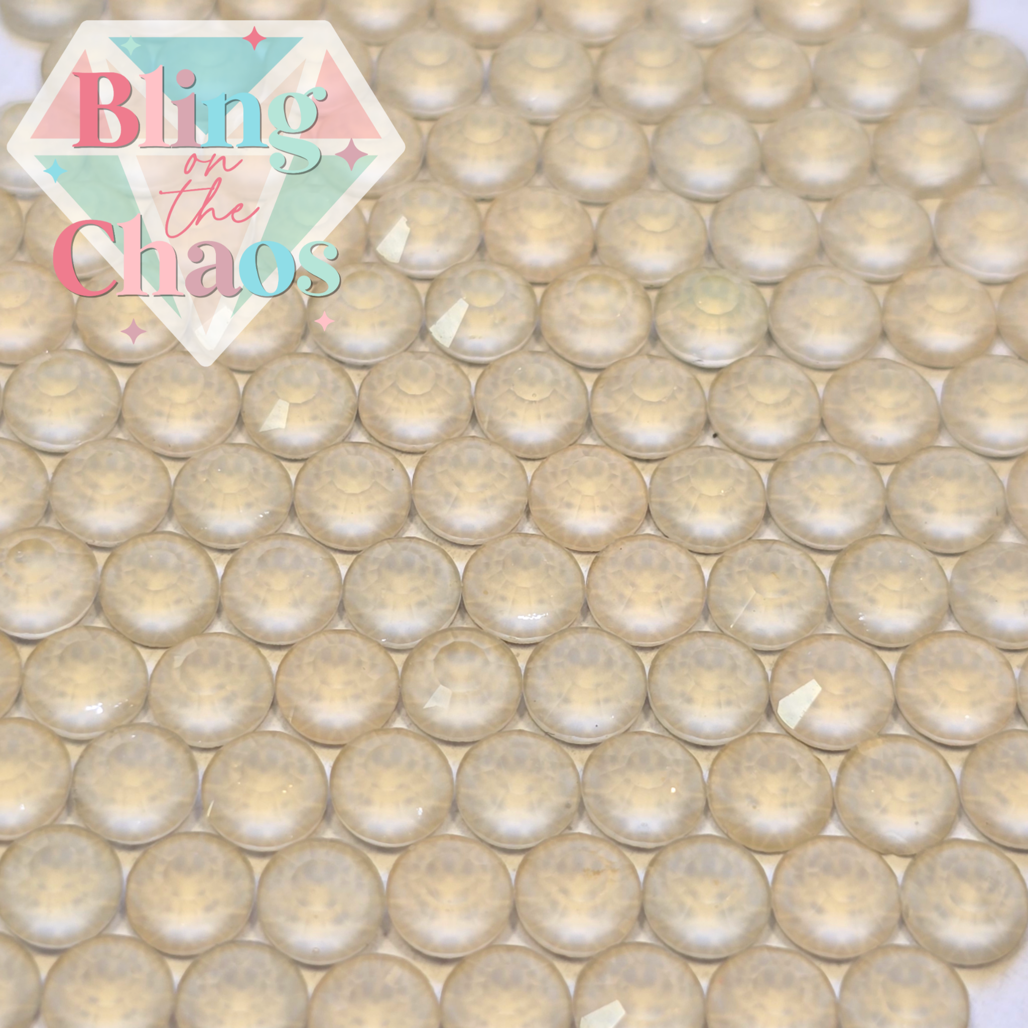Ivory Mocha Rhinestone