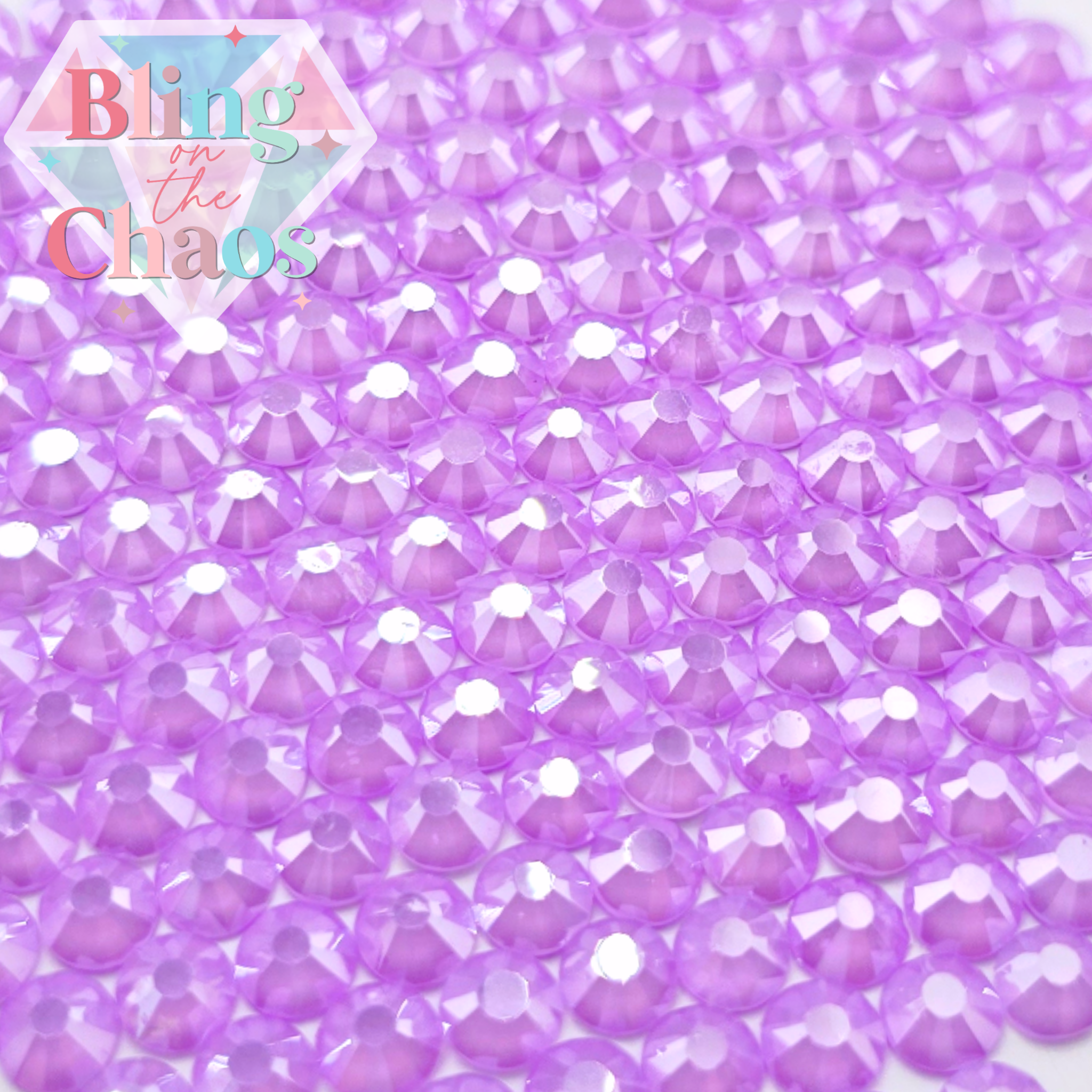 Neon Light Purple Luster Rhinestone