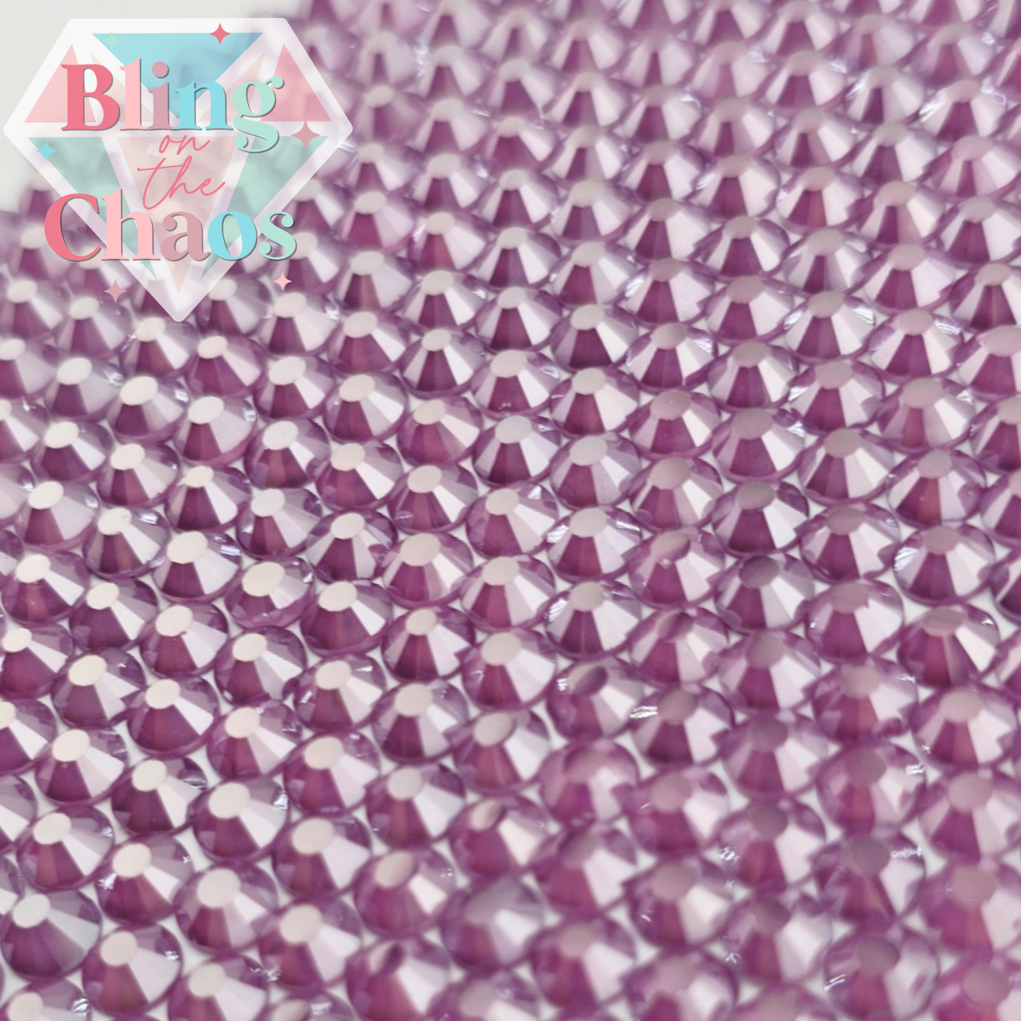 Neon Plum Luster Rhinestone