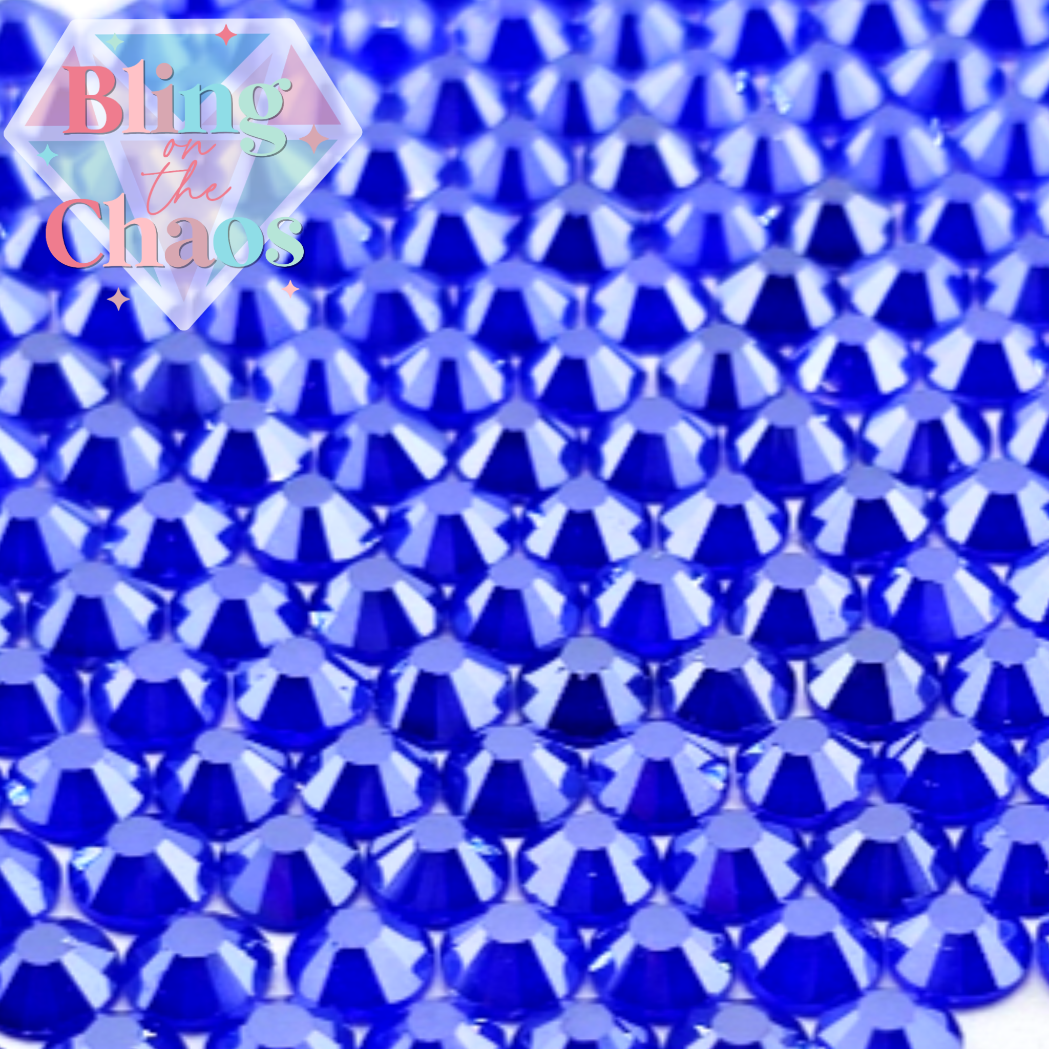 Neon Sapphire Luster Rhinestone