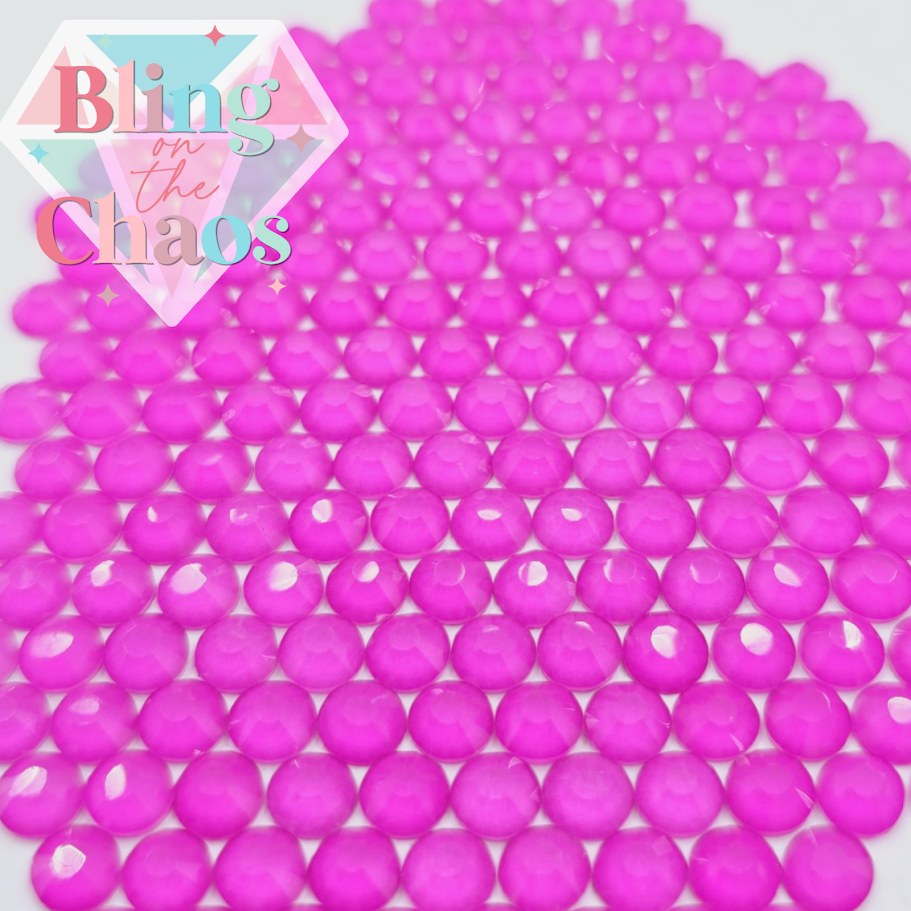 Peach Red Mocha Rhinestone