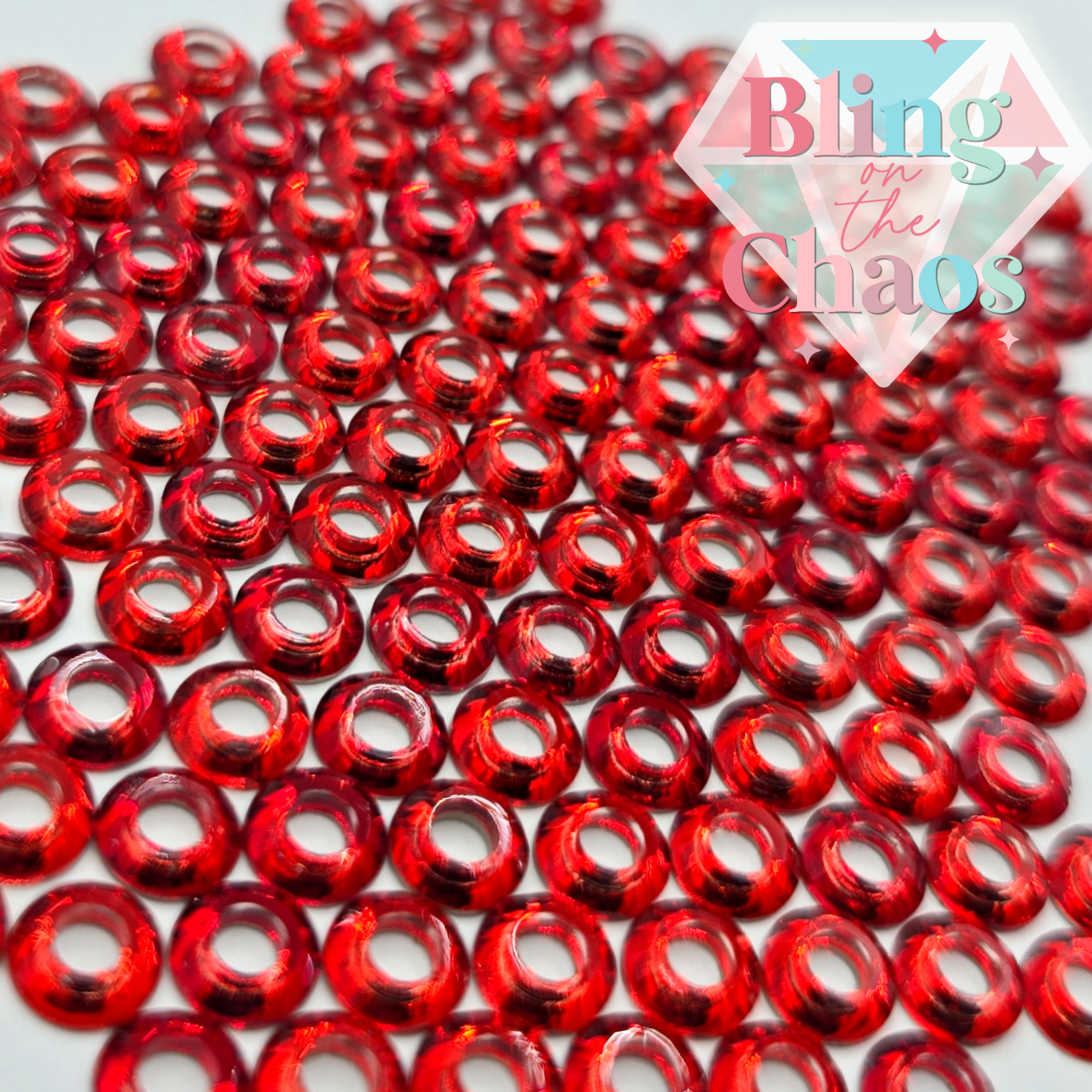 Siam Rhinestone Rings