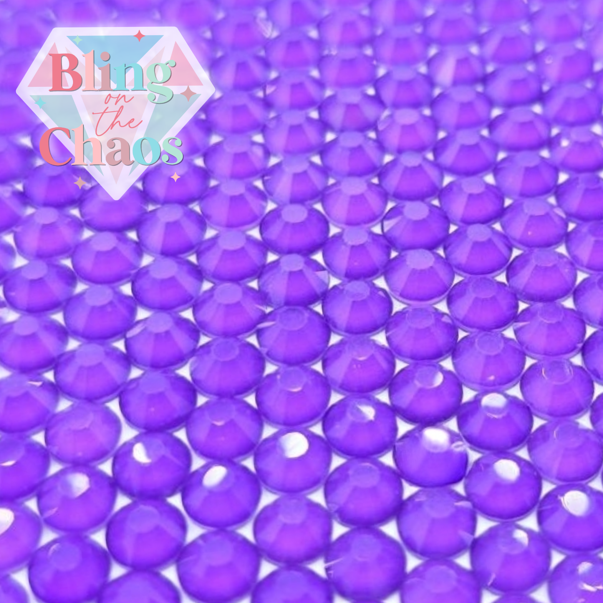 Violet Mocha Rhinestone