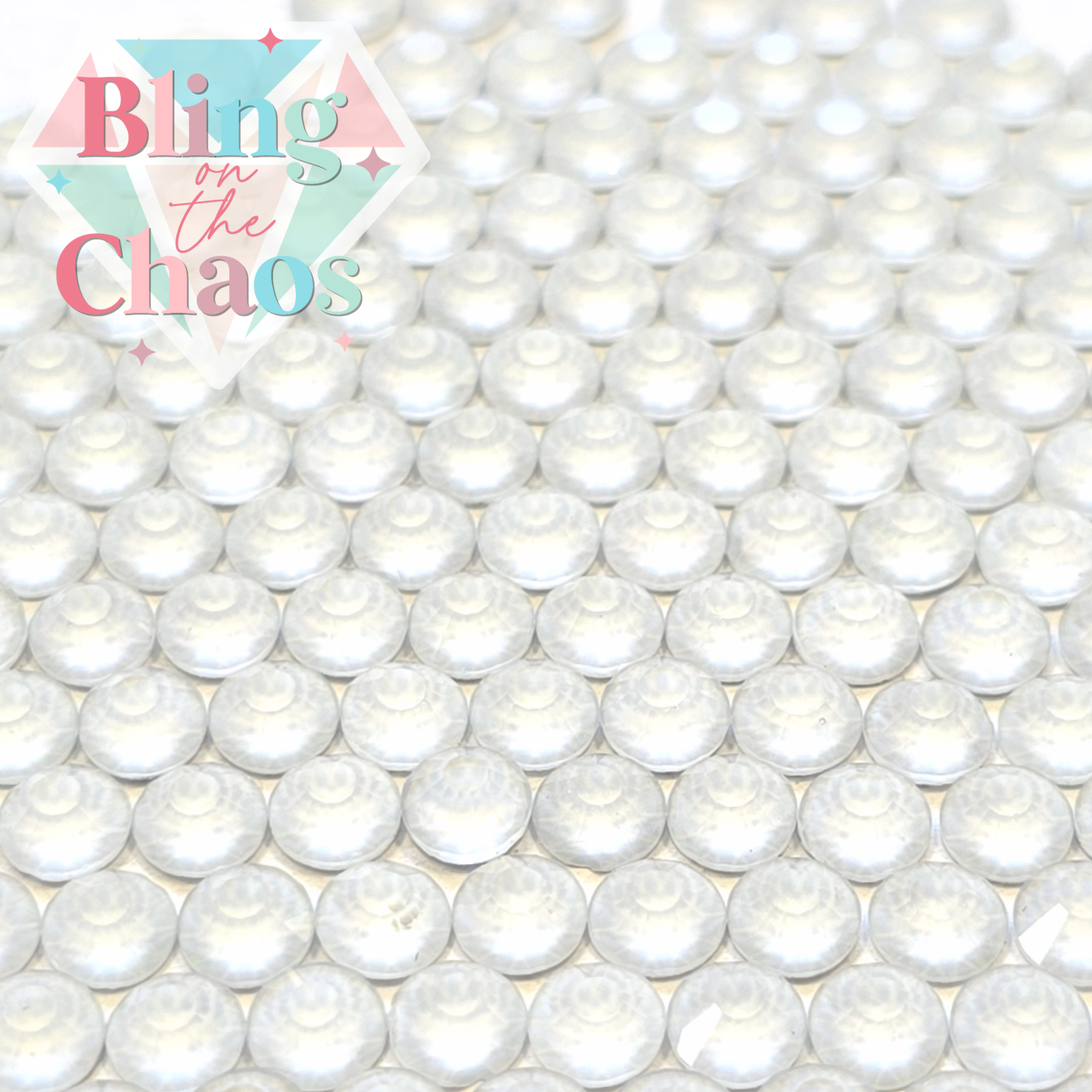 White Mocha Rhinestone