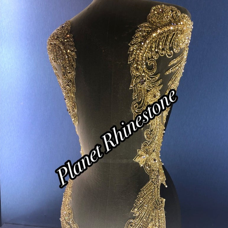 Alli Rhinestone Beaded Bodice