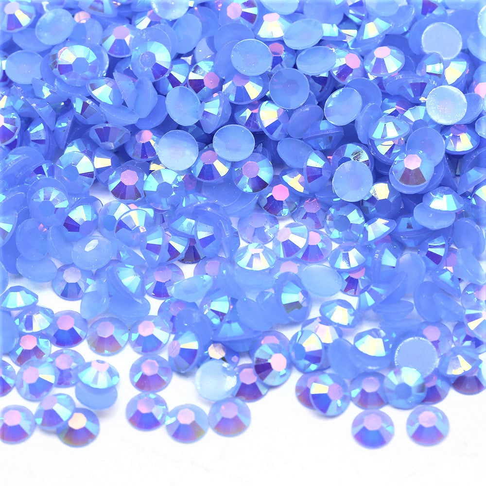 Pearl Blue Jelly Rhinestones