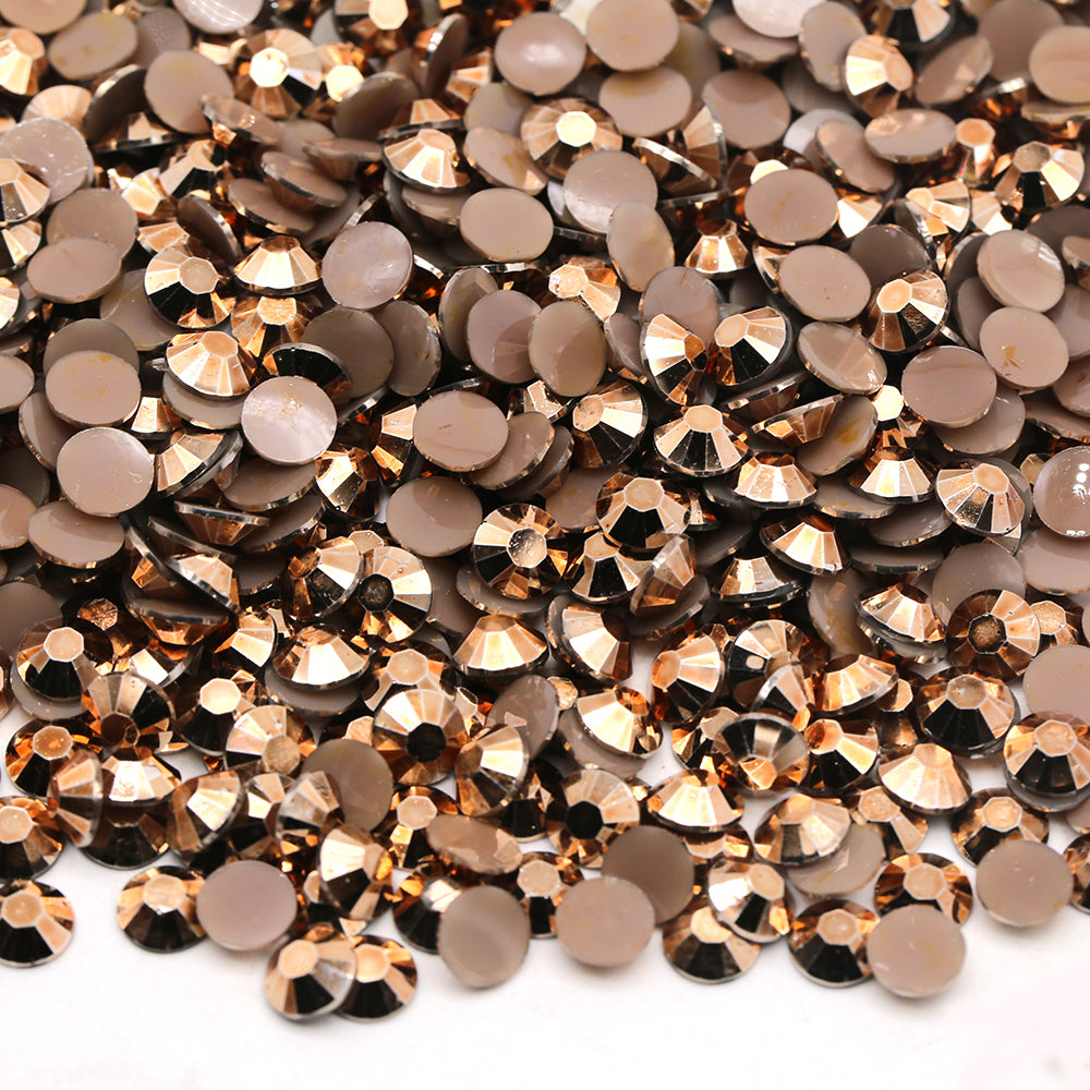 Rose Gold Jelly Rhinestones