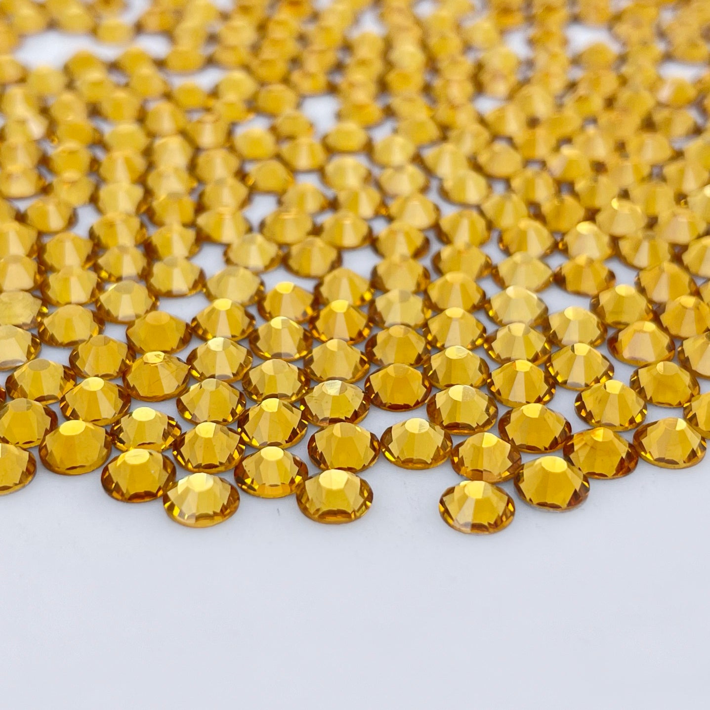 Topaz Glass Rhinestones