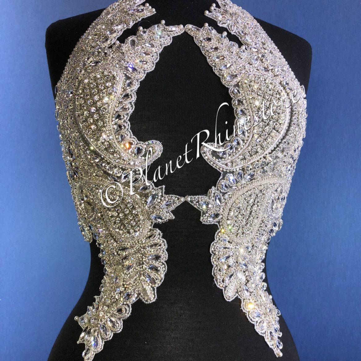 Wendy Rhinestone Pair Applique