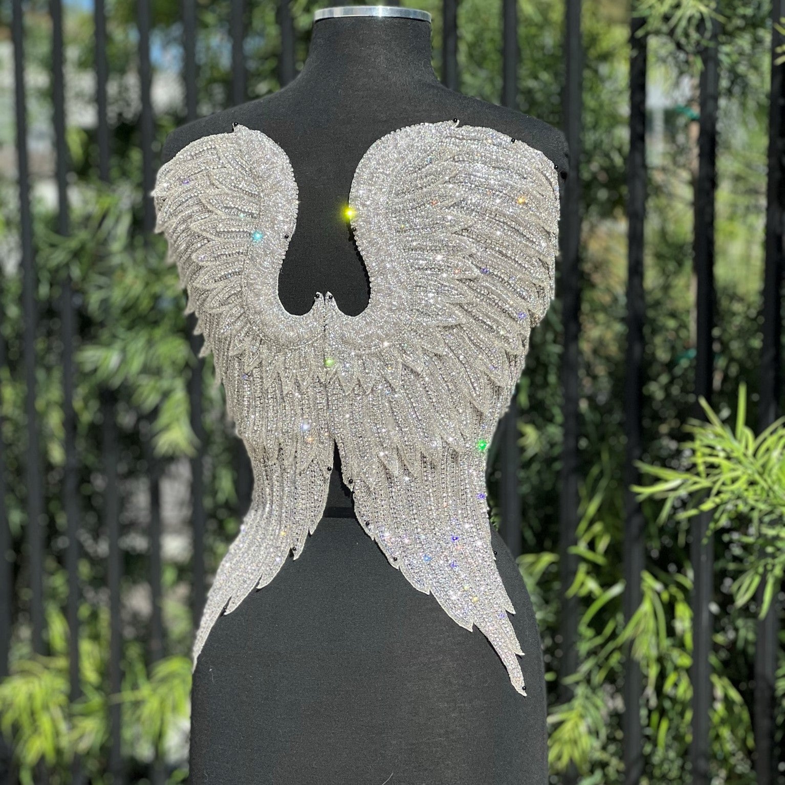 Angel Wings Rhinestone Applique