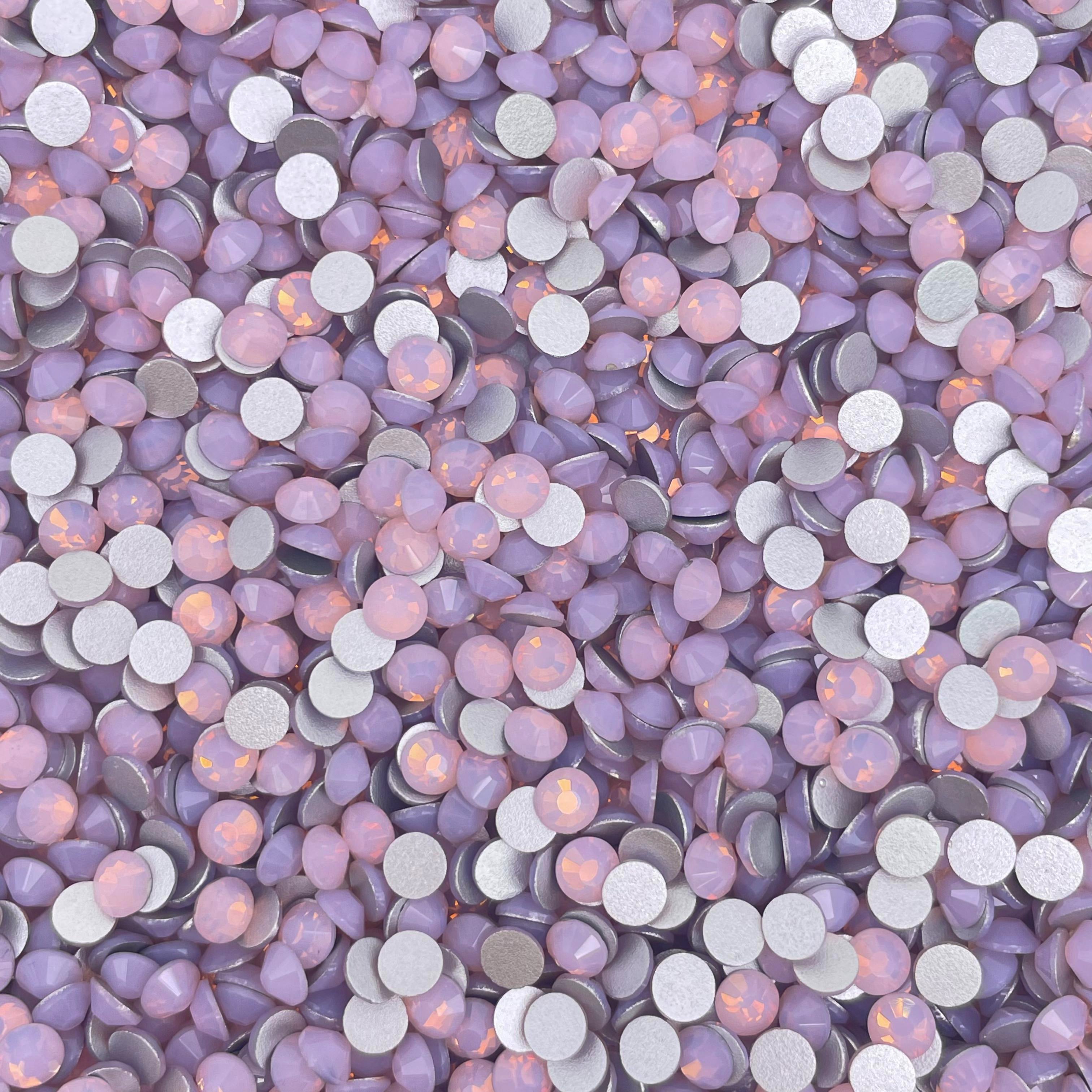 Pink Opal Glass Rhinestones