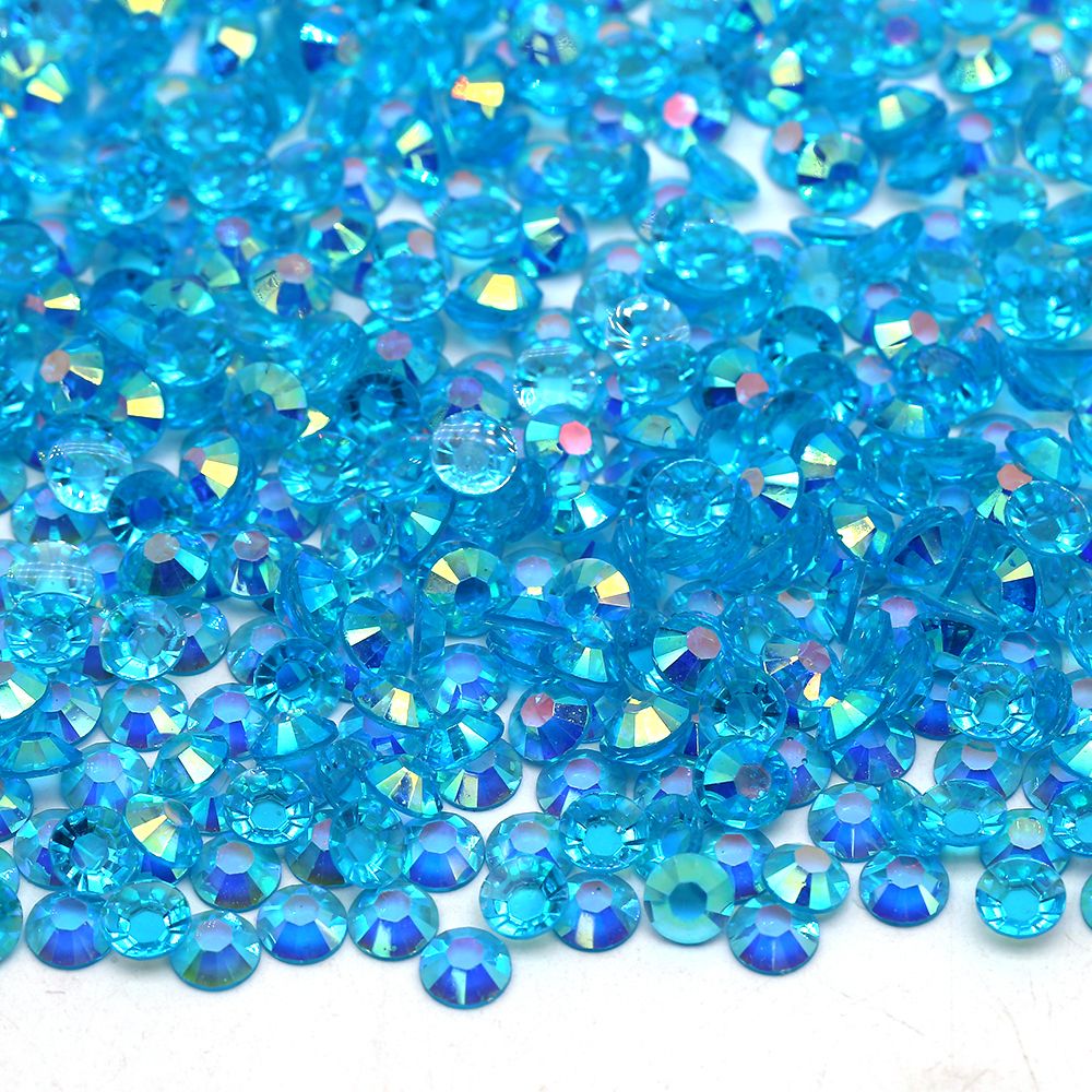 Blue Zircon AB TP Jelly Rhinestones