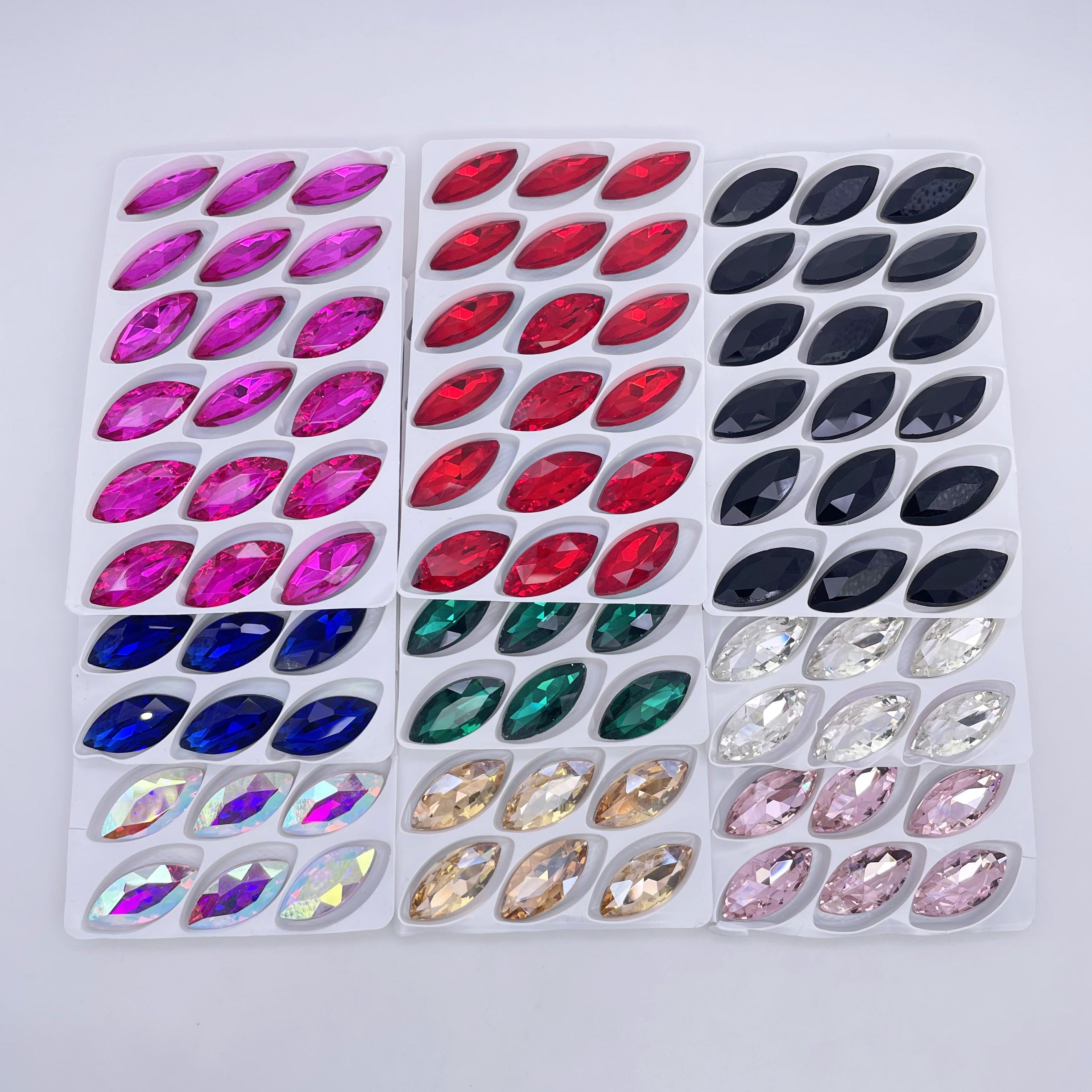 Navette | 13*27mm | Pointed Back Rhinestones