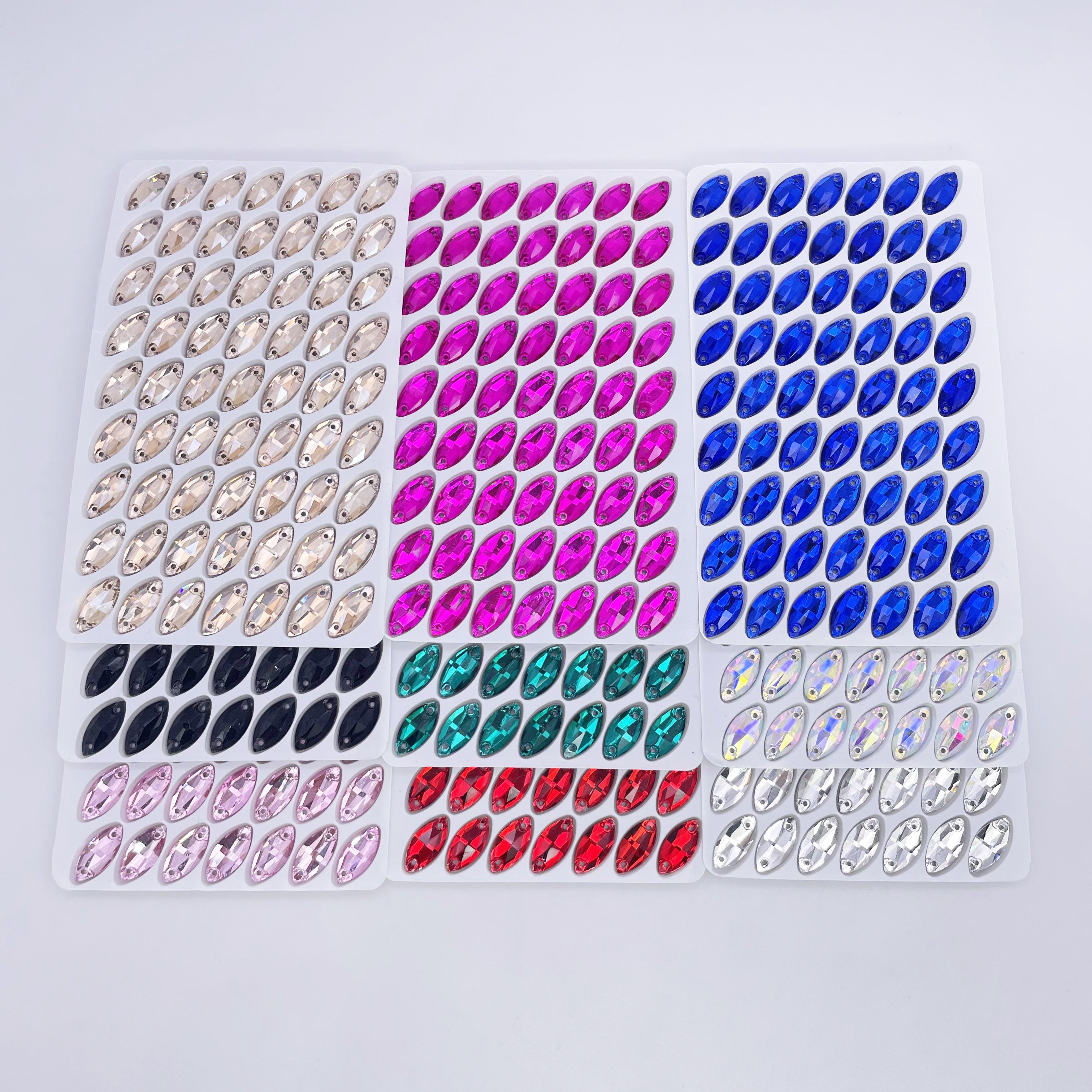 Navette | 7*15mm | Flatback Rhinestones