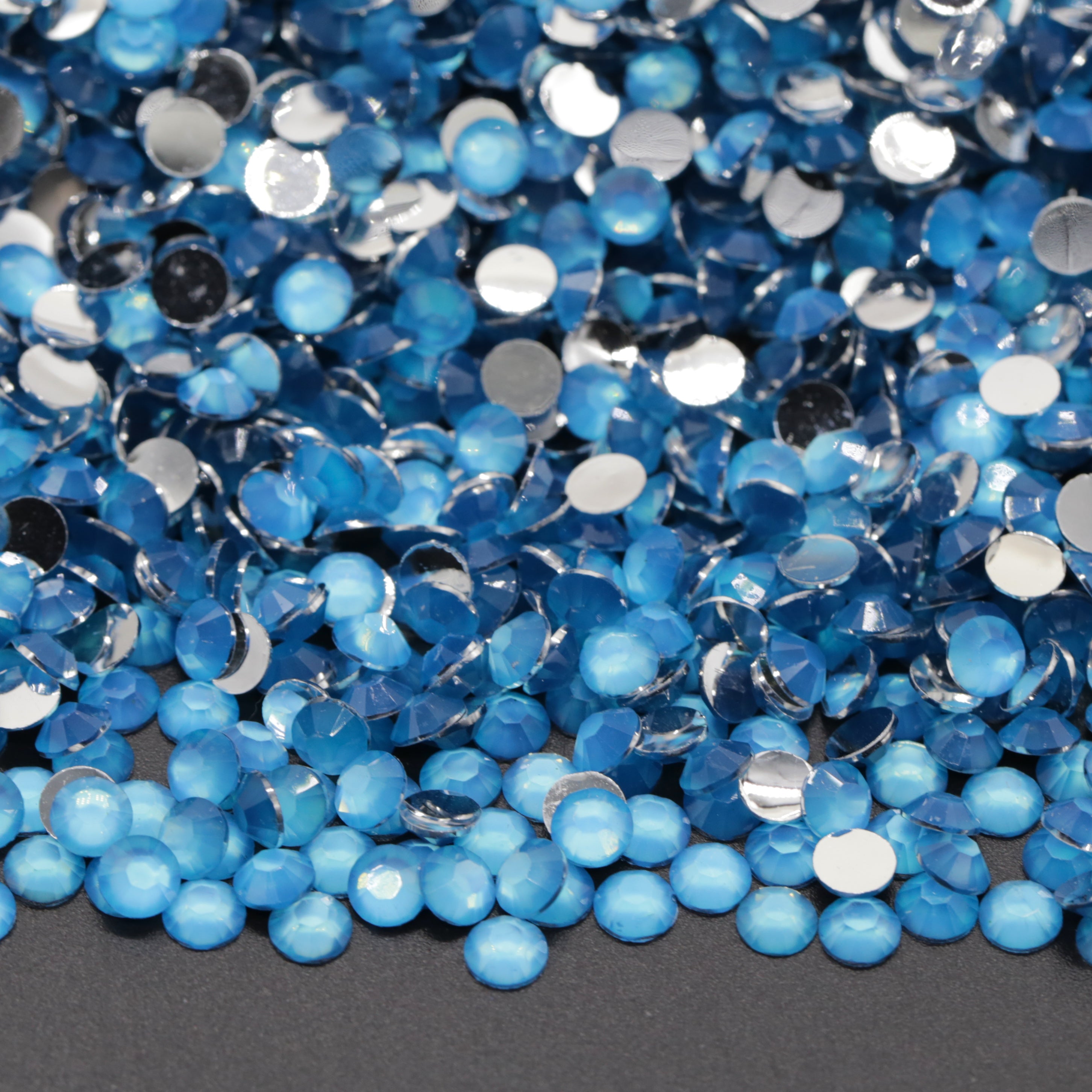 Neon Lt. Sapphire Resin Rhinestones