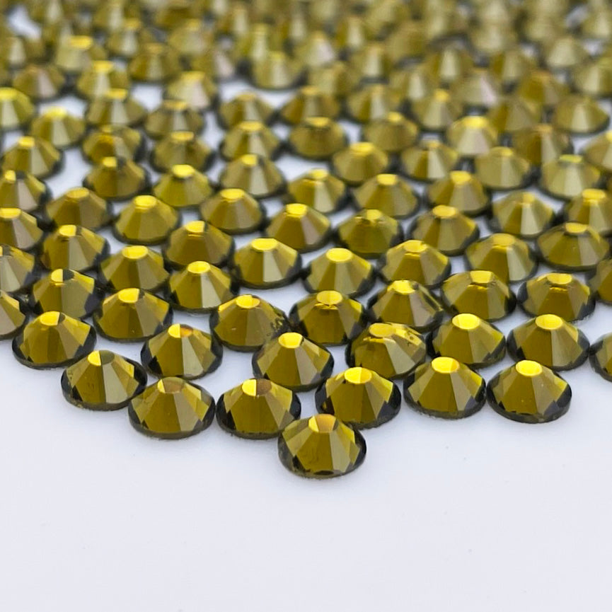 Olivine Glass Rhinestones