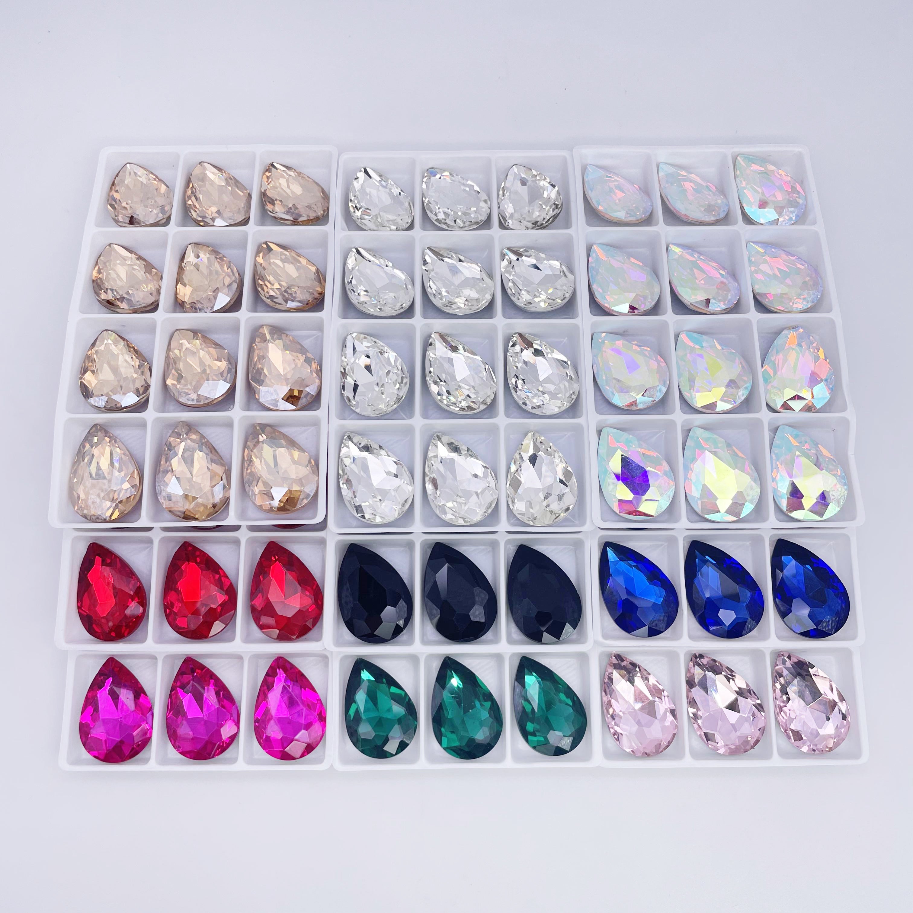 Tear Drop | 20*30mm | Pointed Back Rhinestones
