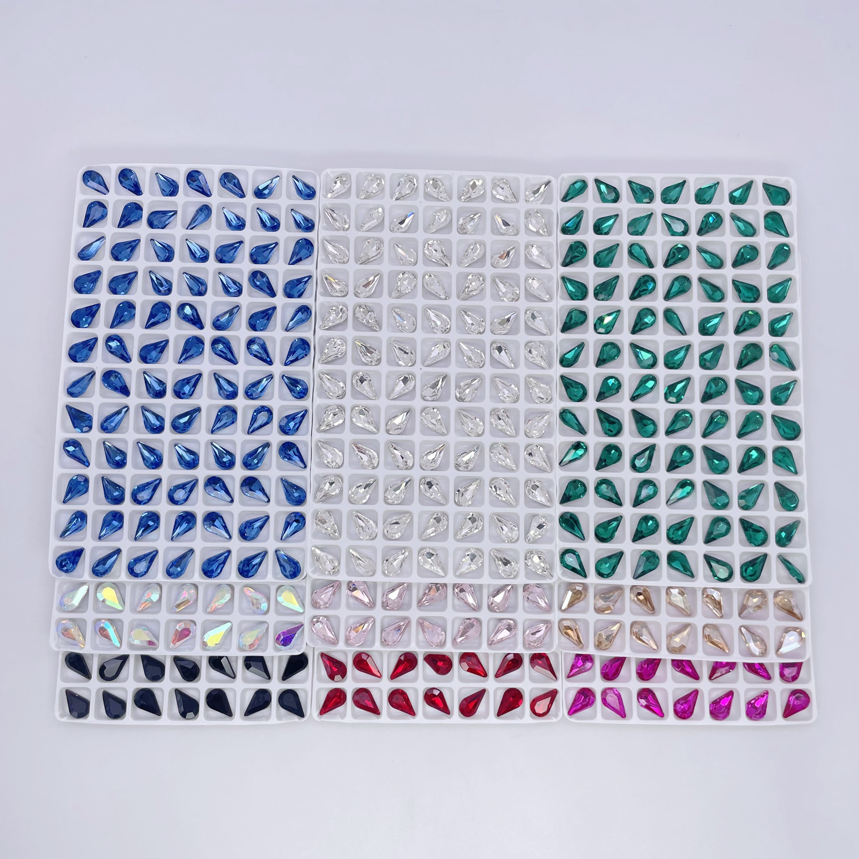 Tear Drop | 6*10mm | Pointed Back Rhinestones