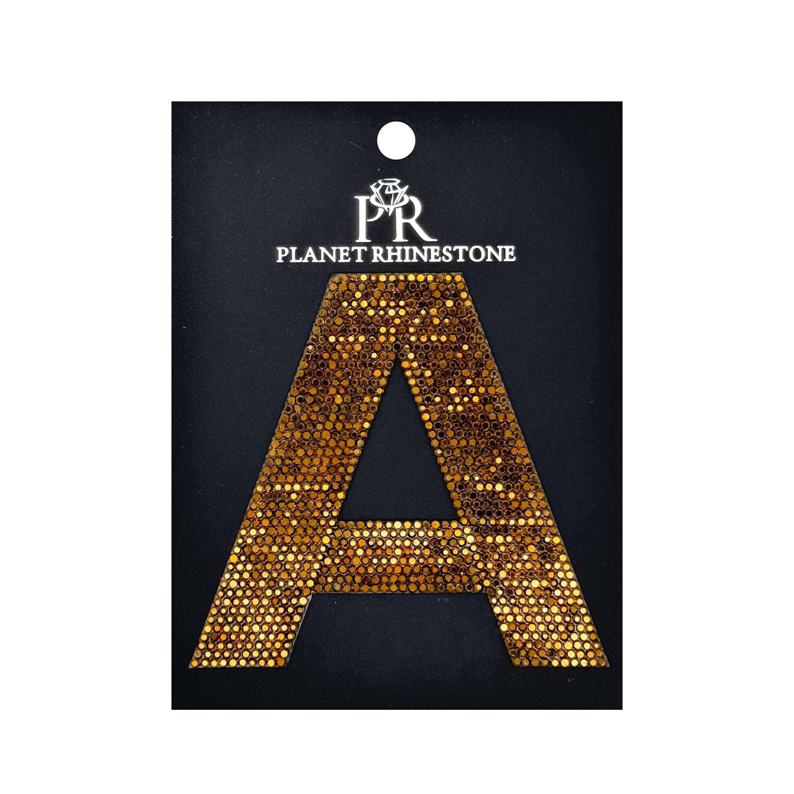 3.5" Gold Aurum Hotfix Alphabet