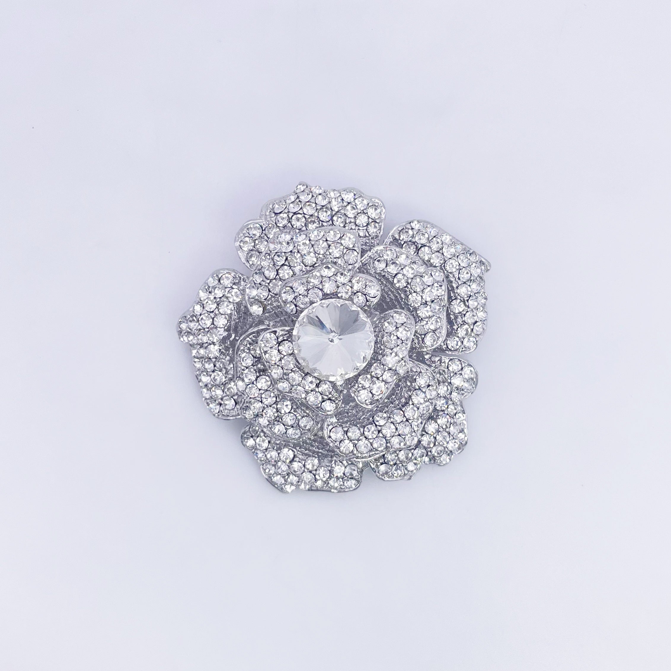 Flower Rhinestone Brooch | BRH-13