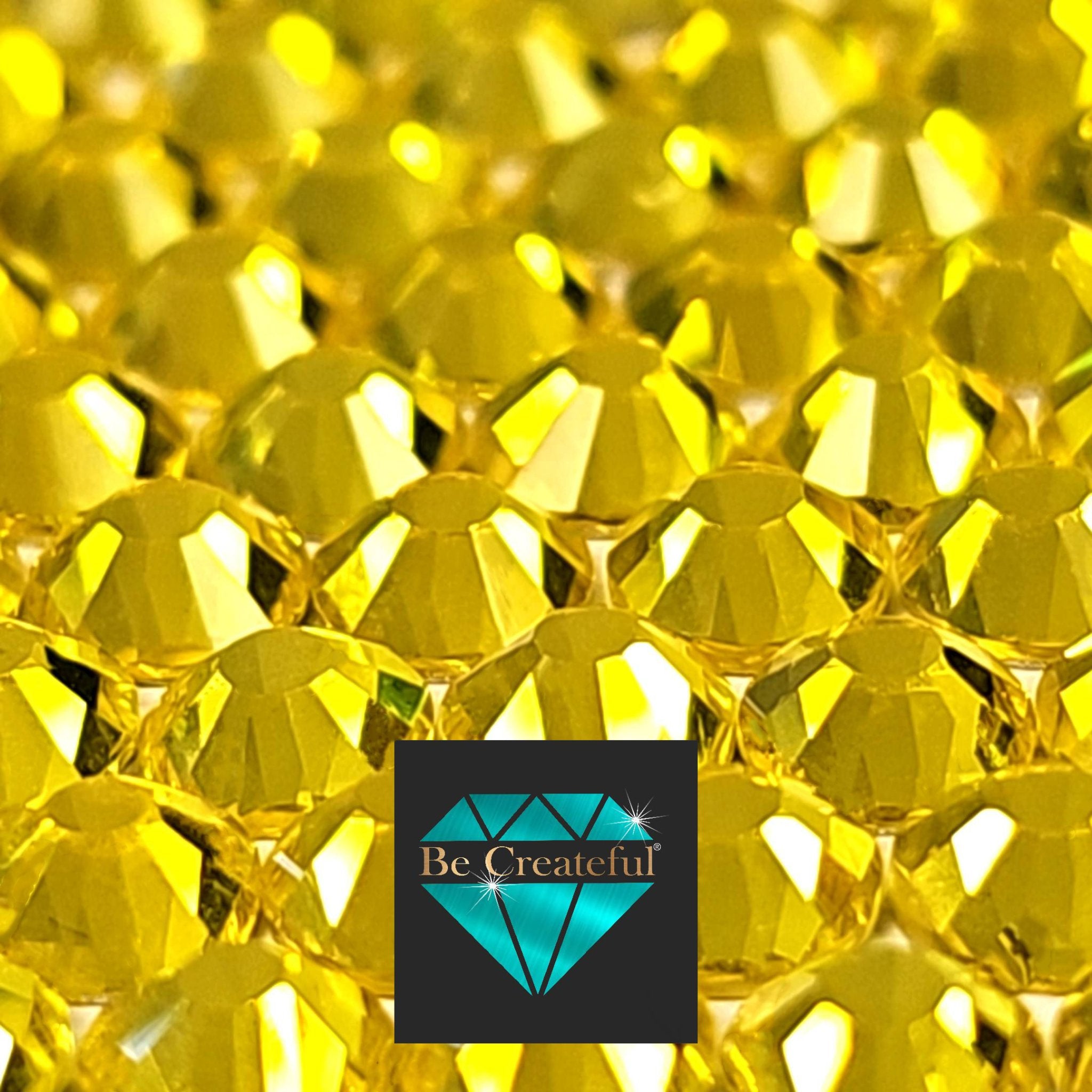 Citrine Yellow LUXE HOTFIX Rhinestones