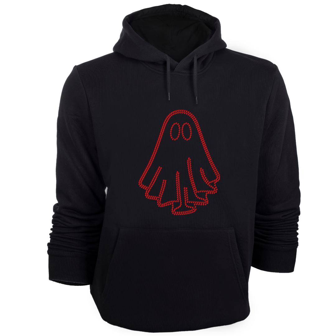 Ghost Rhinestone Transfer  7" x 9"