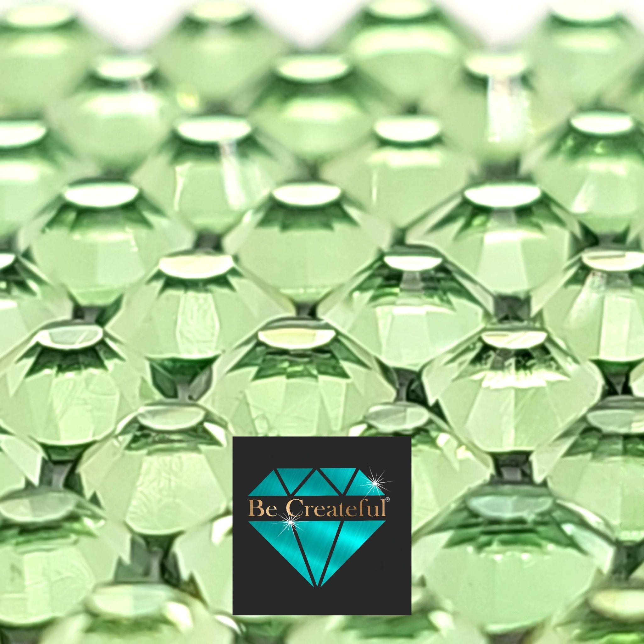Peridot Green LUXE HOTFIX Rhinestones