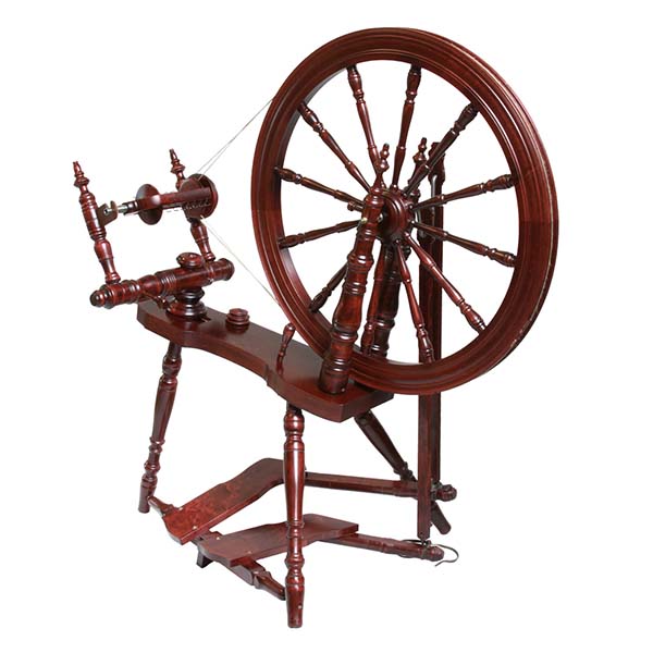 Kromski Symphony Spinning Wheel - Mahogany Finish