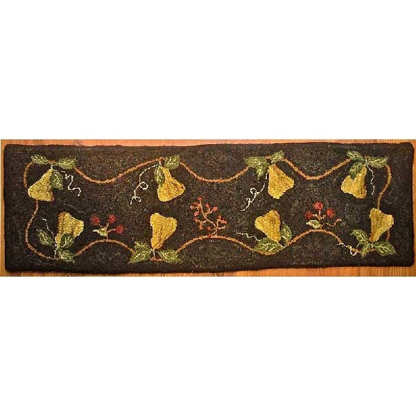 Pear Runner Rug Hooking Kit