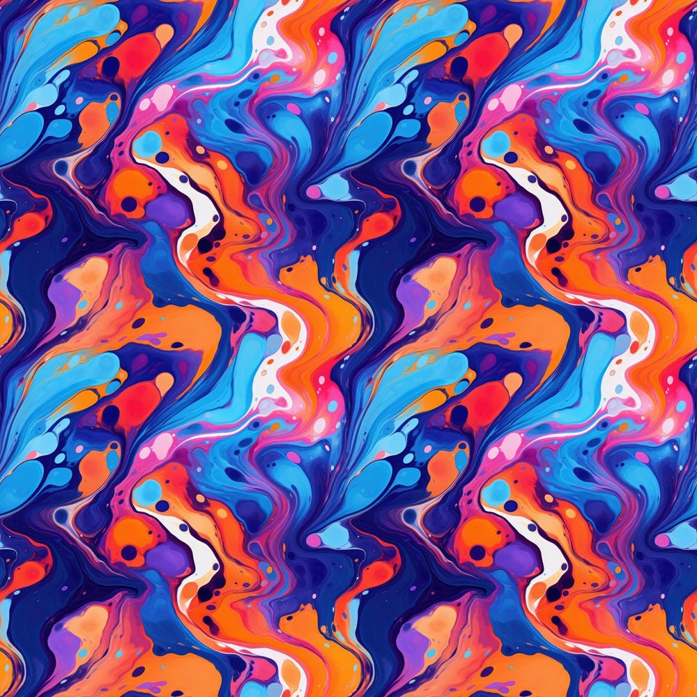 Colorful Paint Distribution Fabric