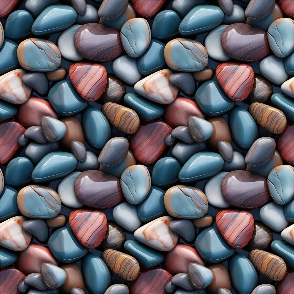 Colorful Stones Fabric