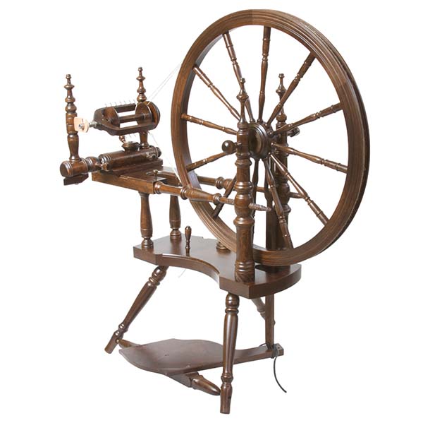 Kromski Polonaise Spinning Wheel - Walnut Finish