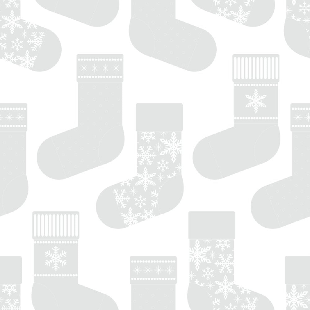 Christmas Stockings Allover Tone on Tone Fabric