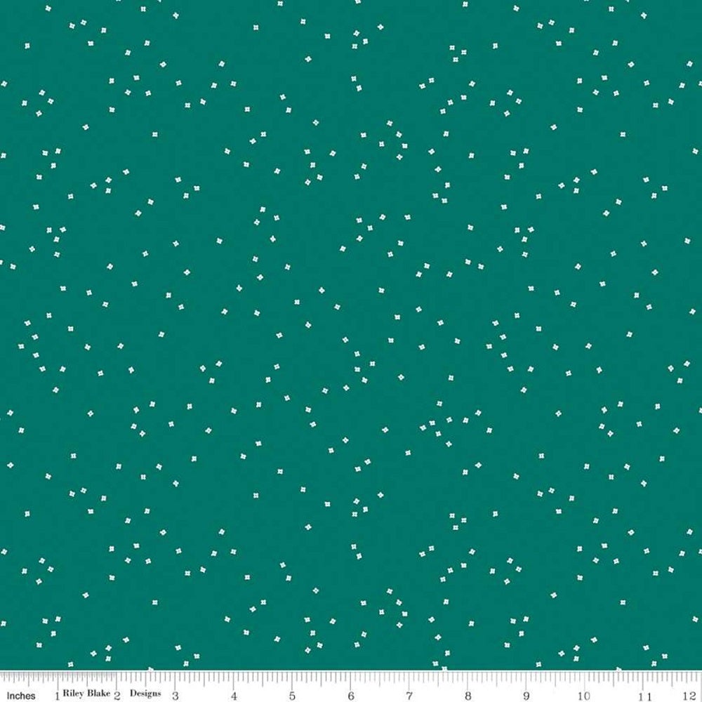 Blossom Fabric - Jade