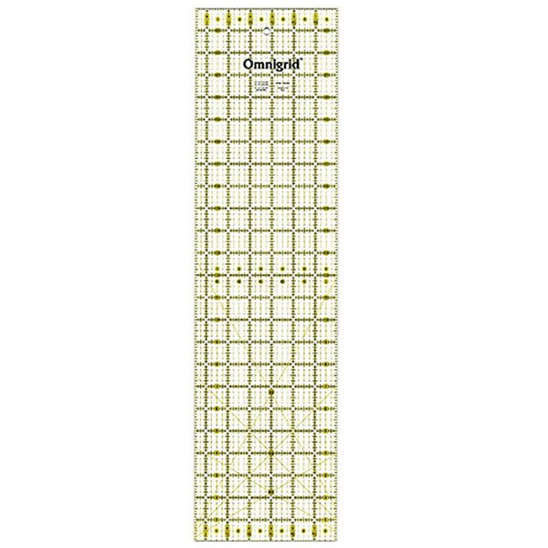 Omnigrid Quilter's Ruler 6.5" x 24"